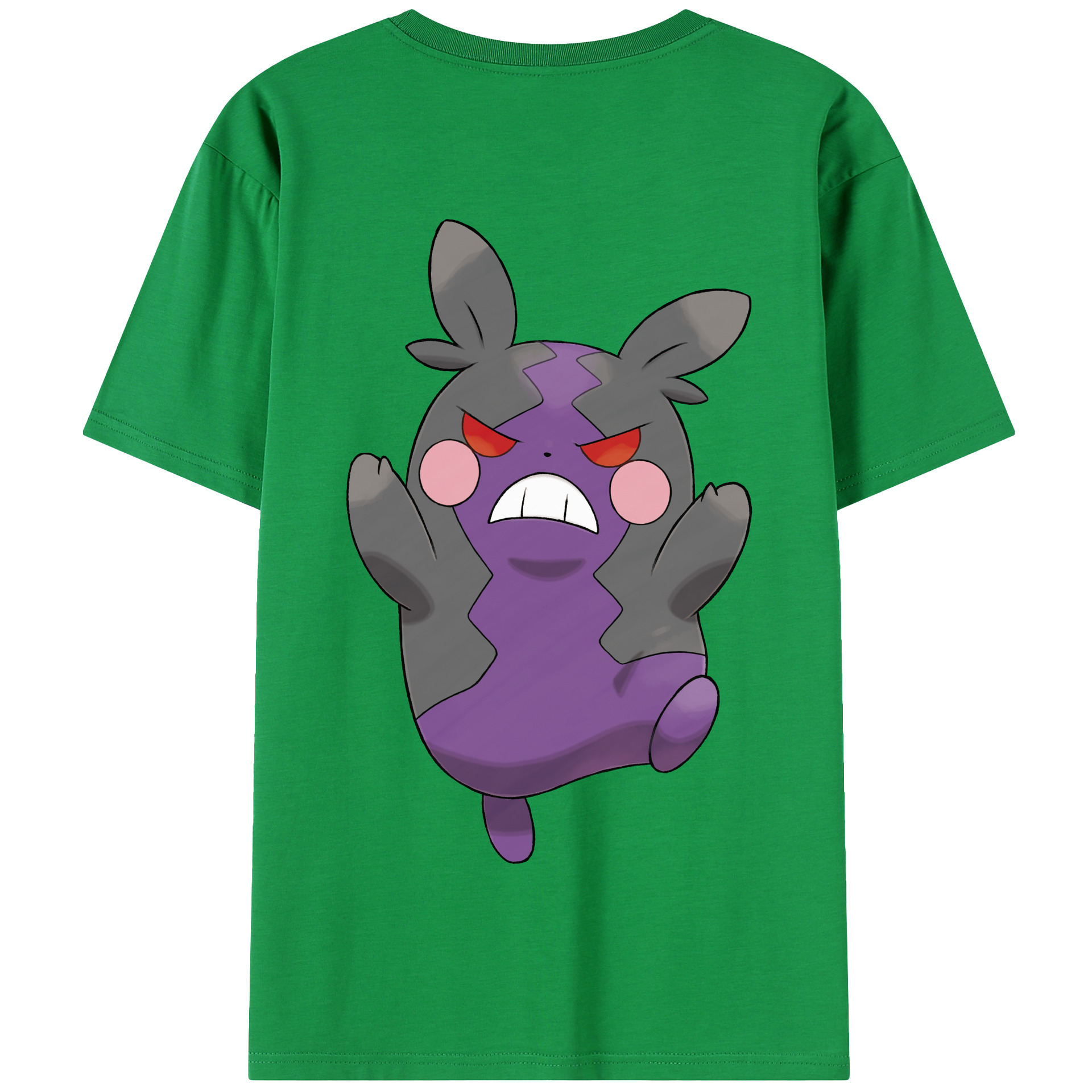 （画像用） ポケットモンスター Pokémon 綿100％半袖Tシャツ（背面プリント）