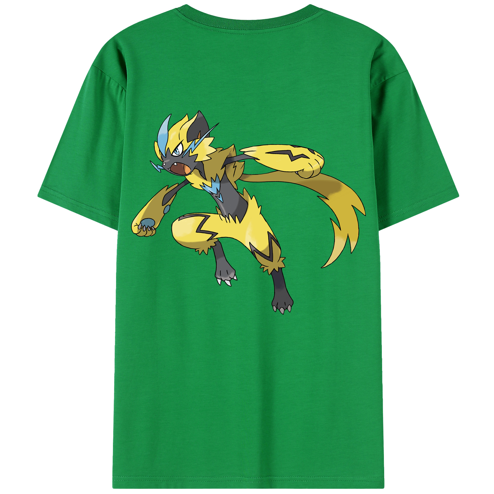 （画像用） ポケットモンスター Pokémon 綿100％半袖Tシャツ（背面プリント）