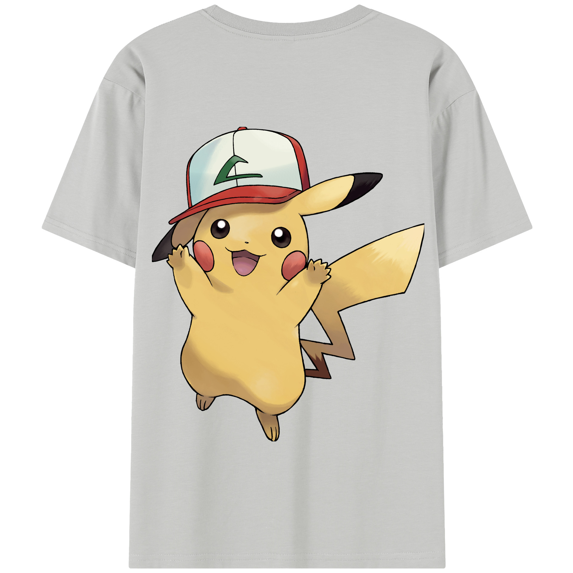 （画像用） ポケットモンスター Pokémon 綿100％半袖Tシャツ（背面プリント）