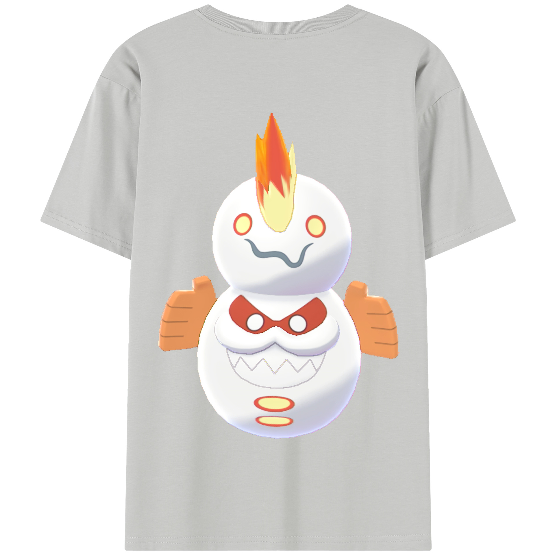 （画像用） ポケットモンスター Pokémon 綿100％半袖Tシャツ（背面プリント）