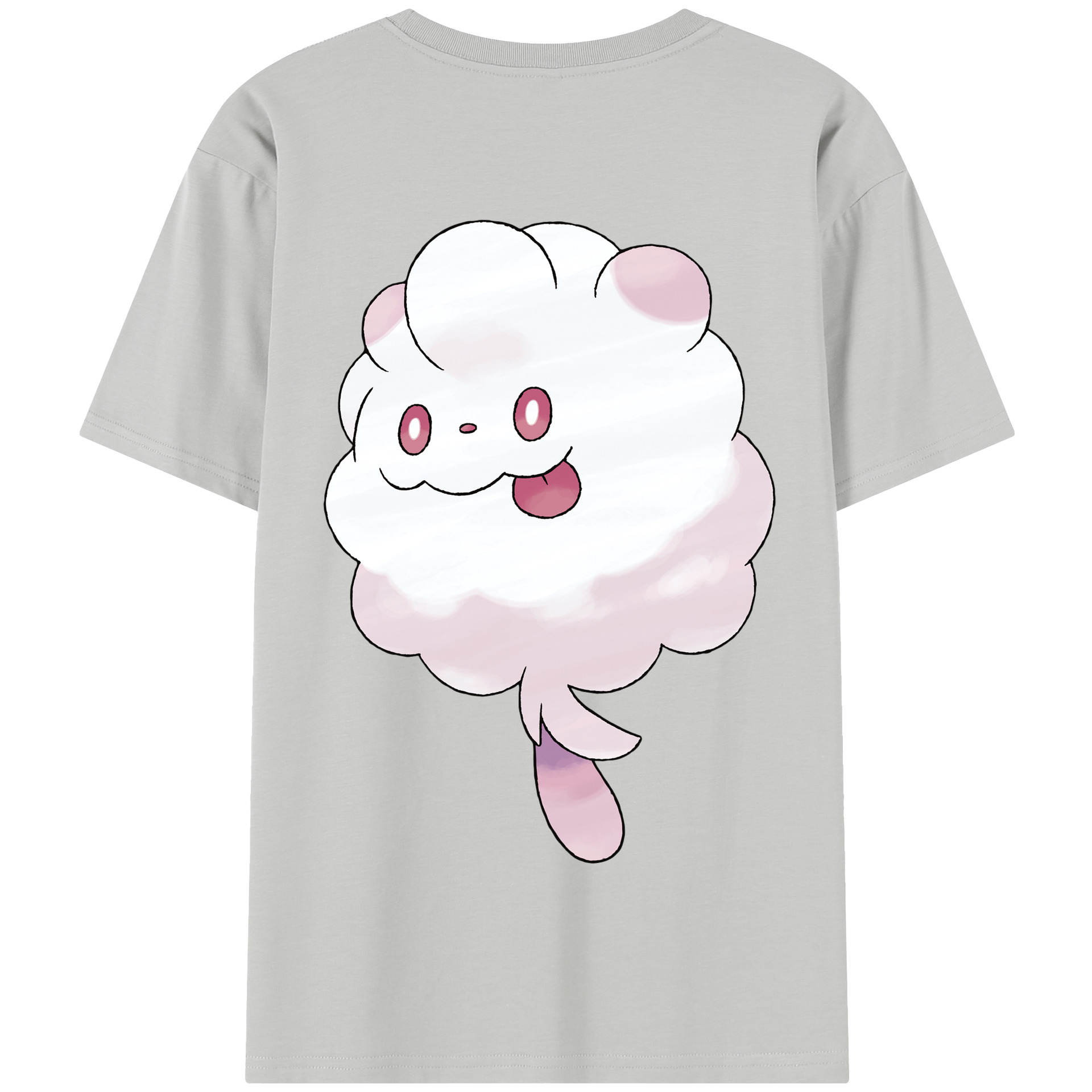 （画像用） ポケットモンスター Pokémon 綿100％半袖Tシャツ（背面プリント）