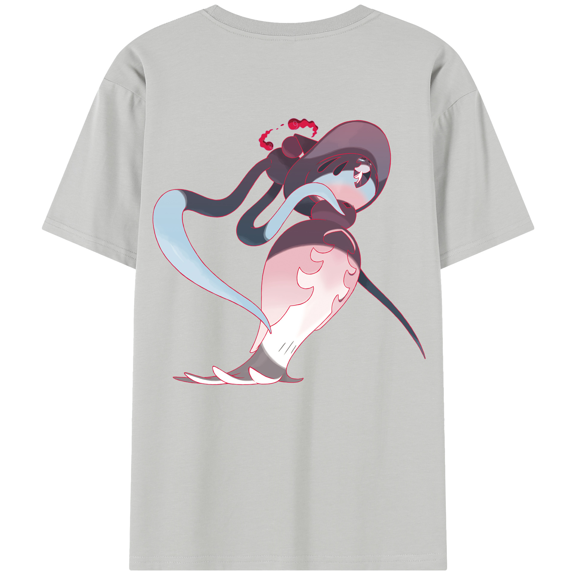 （画像用） ポケットモンスター Pokémon 綿100％半袖Tシャツ（背面プリント）