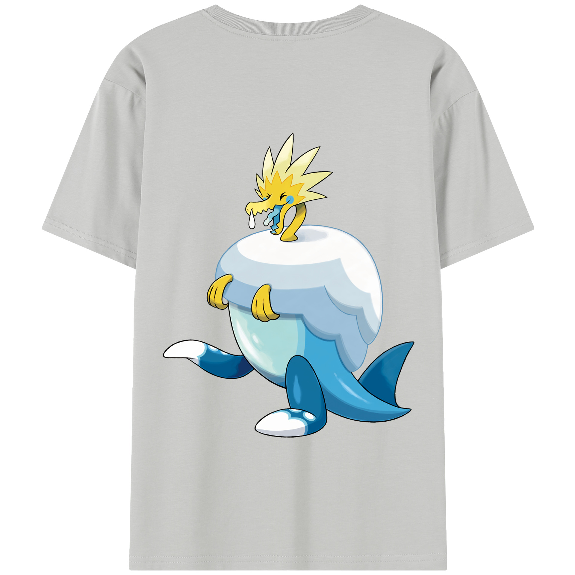 （画像用） ポケットモンスター Pokémon 綿100％半袖Tシャツ（背面プリント）