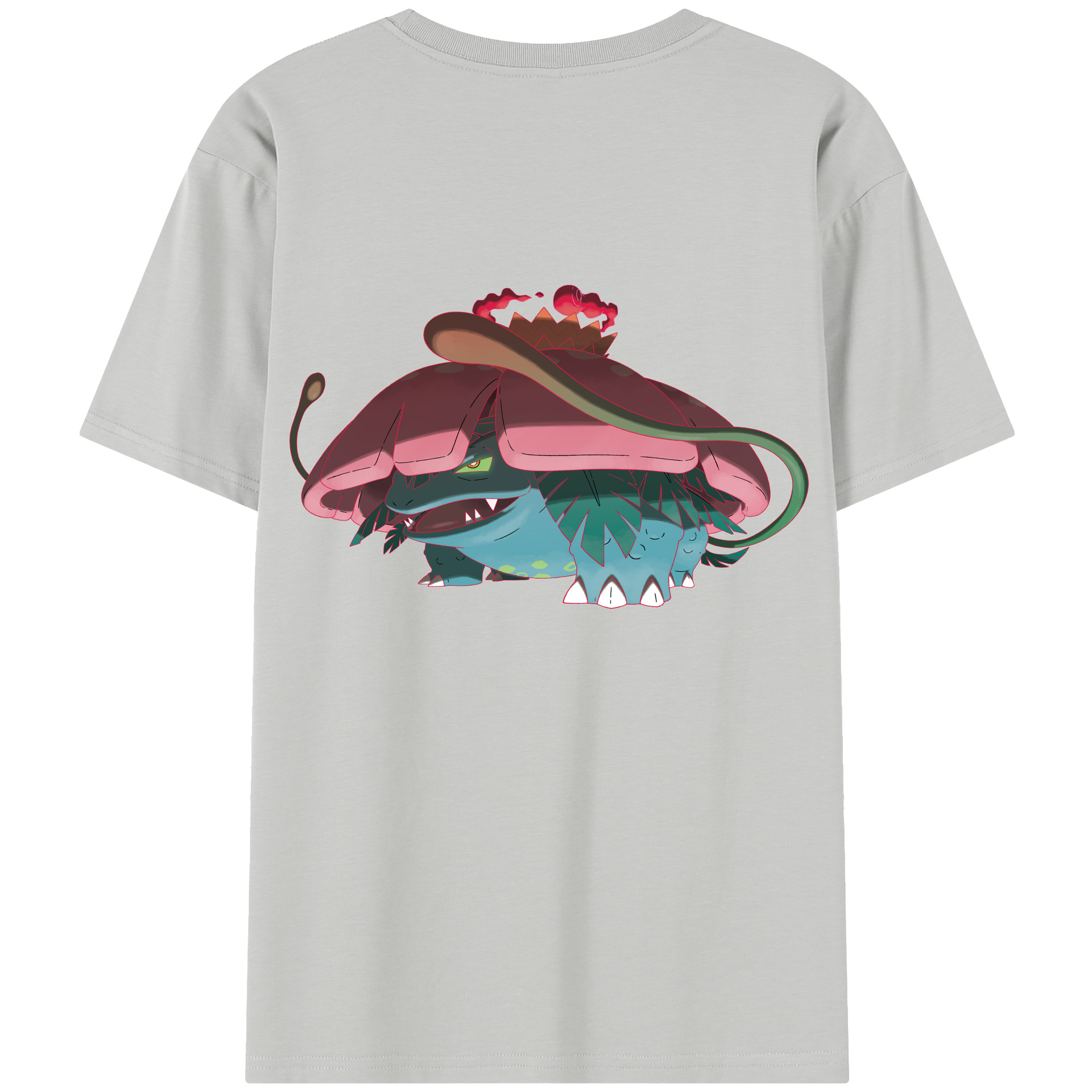（画像用） ポケットモンスター Pokémon 綿100％半袖Tシャツ（背面プリント）