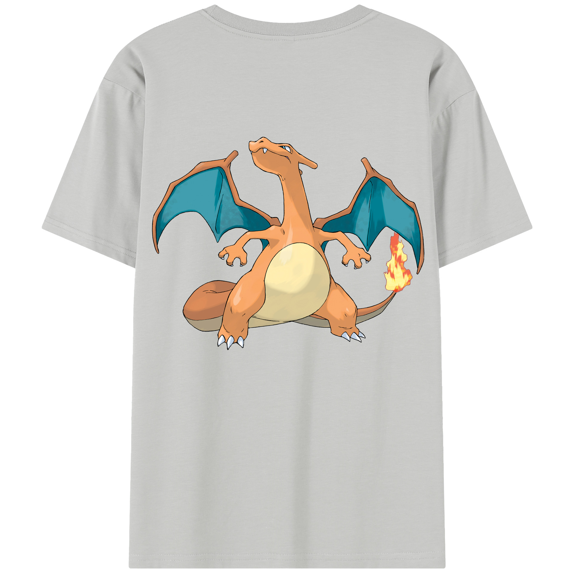 （画像用） ポケットモンスター Pokémon 綿100％半袖Tシャツ（背面プリント）