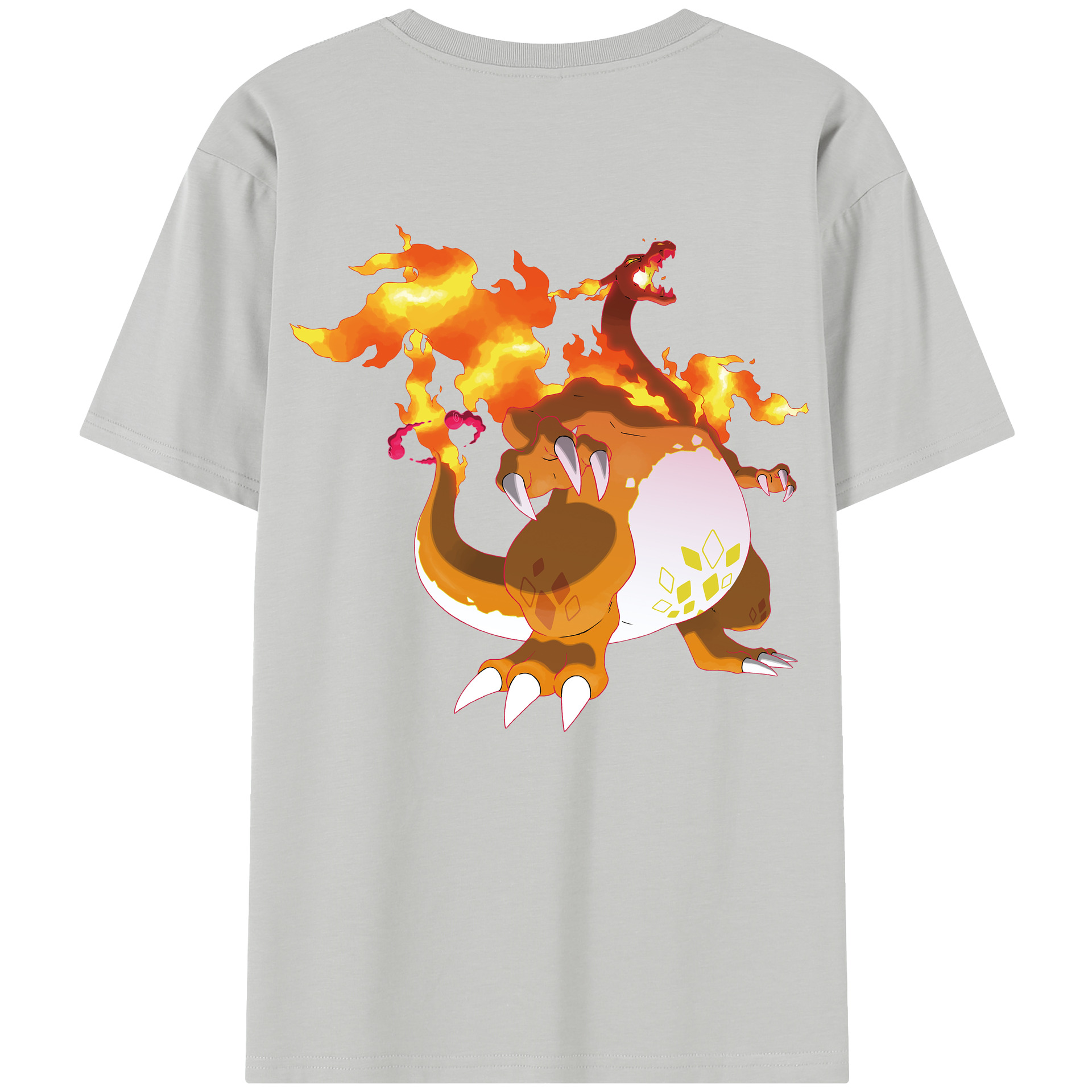 （画像用） ポケットモンスター Pokémon 綿100％半袖Tシャツ（背面プリント）