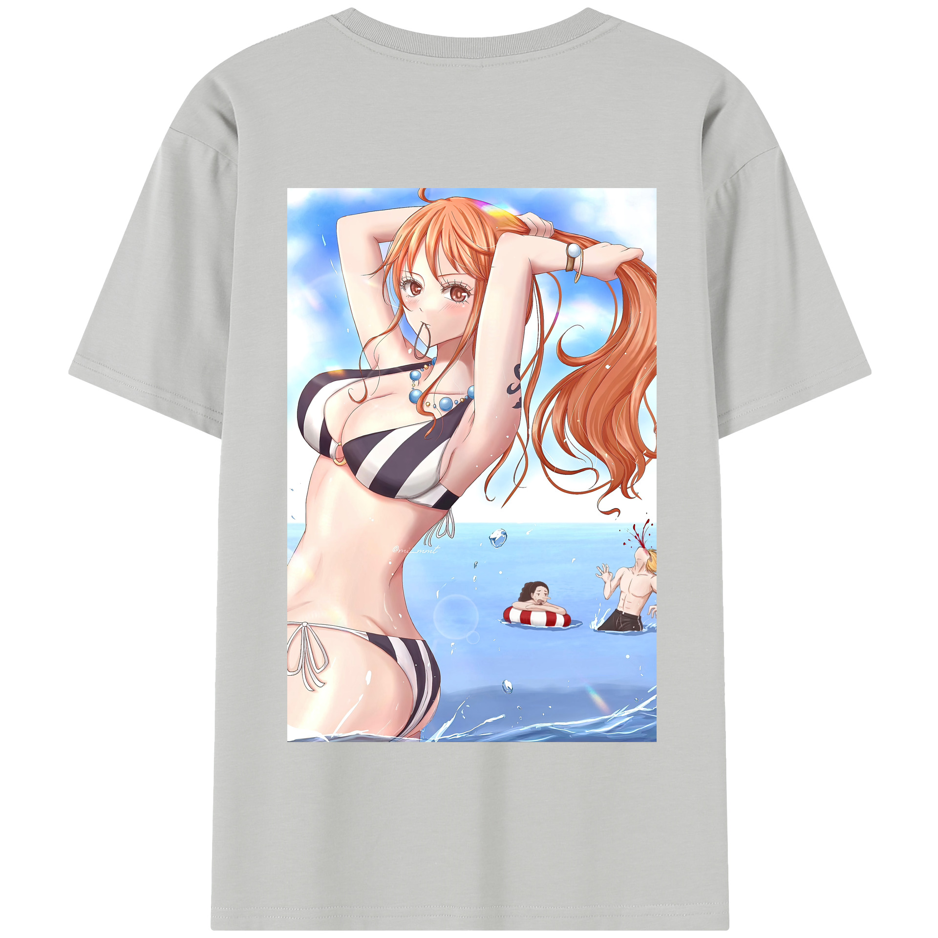 （画像用） ポケットモンスター Pokémon 綿100％半袖Tシャツ（背面プリント）
