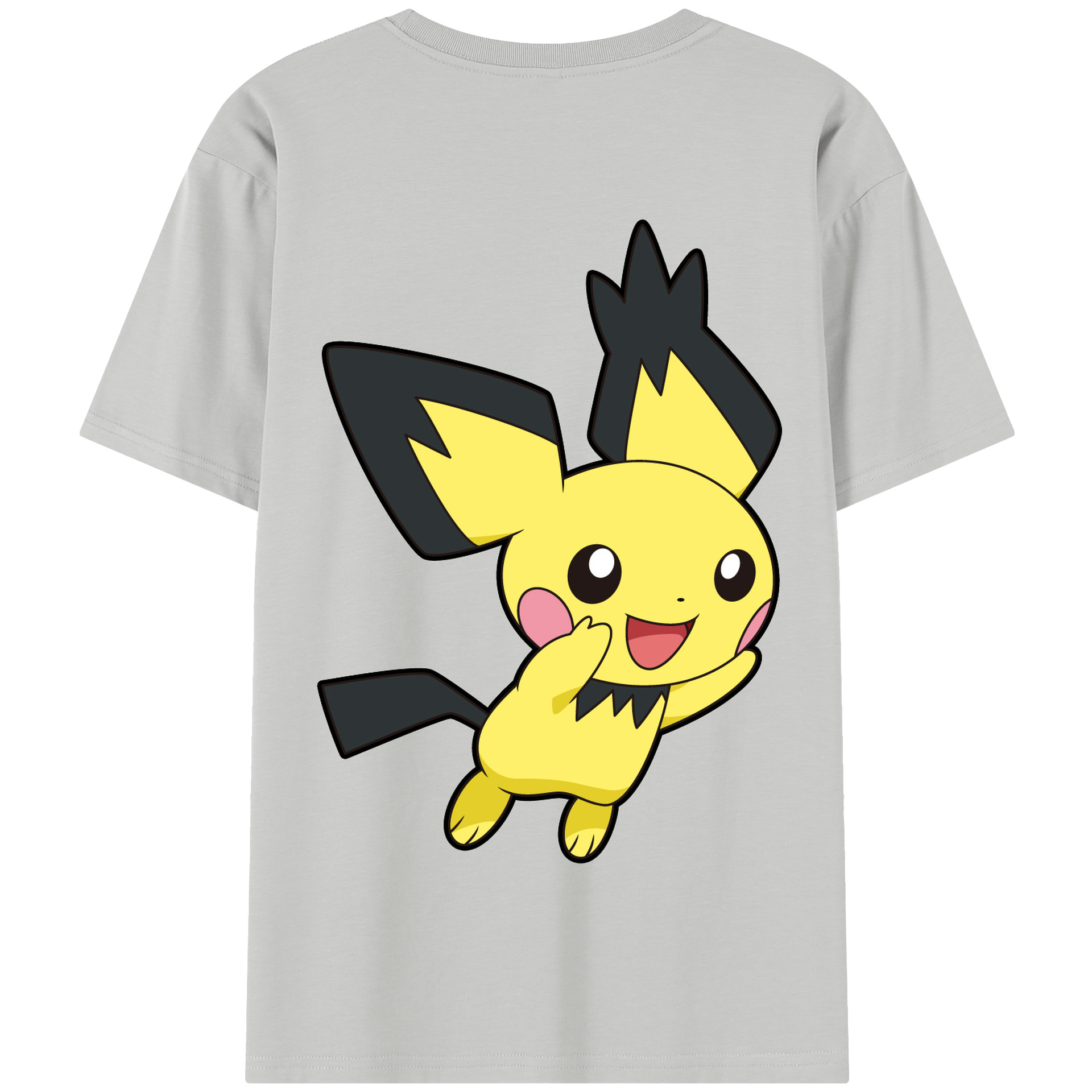 （画像用） ポケットモンスター Pokémon 綿100％半袖Tシャツ（背面プリント）