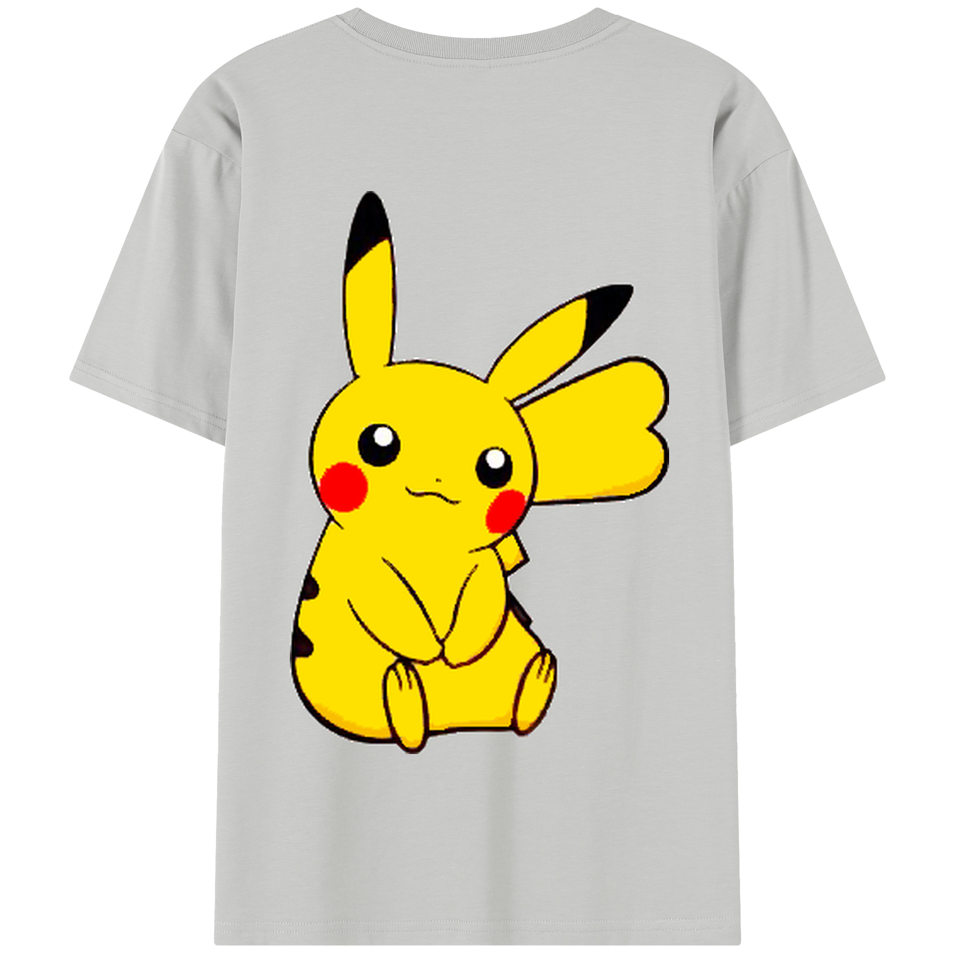 （画像用） ポケットモンスター Pokémon 綿100％半袖Tシャツ（背面プリント）