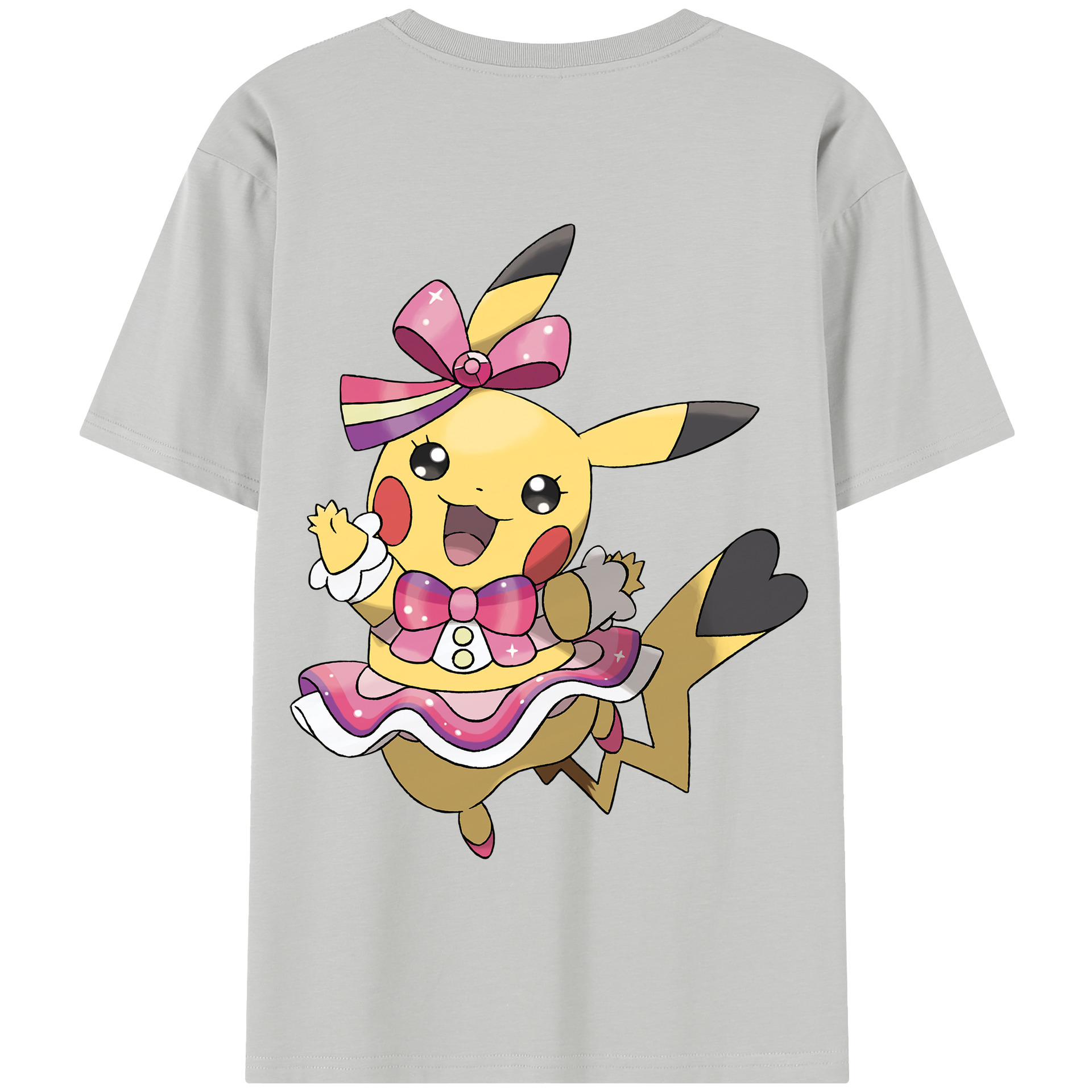 （画像用） ポケットモンスター Pokémon 綿100％半袖Tシャツ（背面プリント）