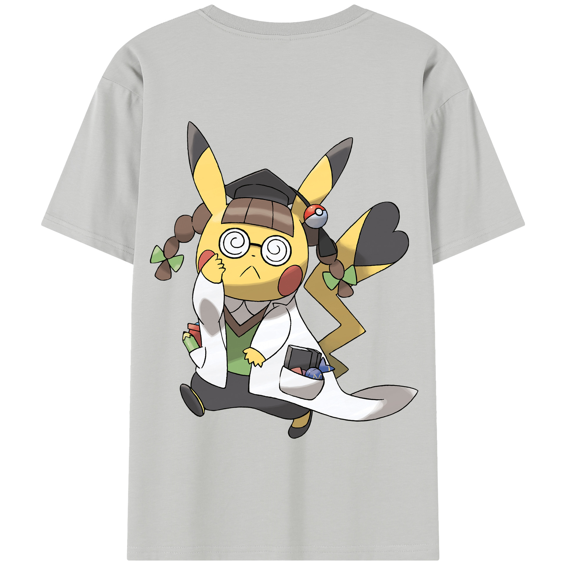 （画像用） ポケットモンスター Pokémon 綿100％半袖Tシャツ（背面プリント）