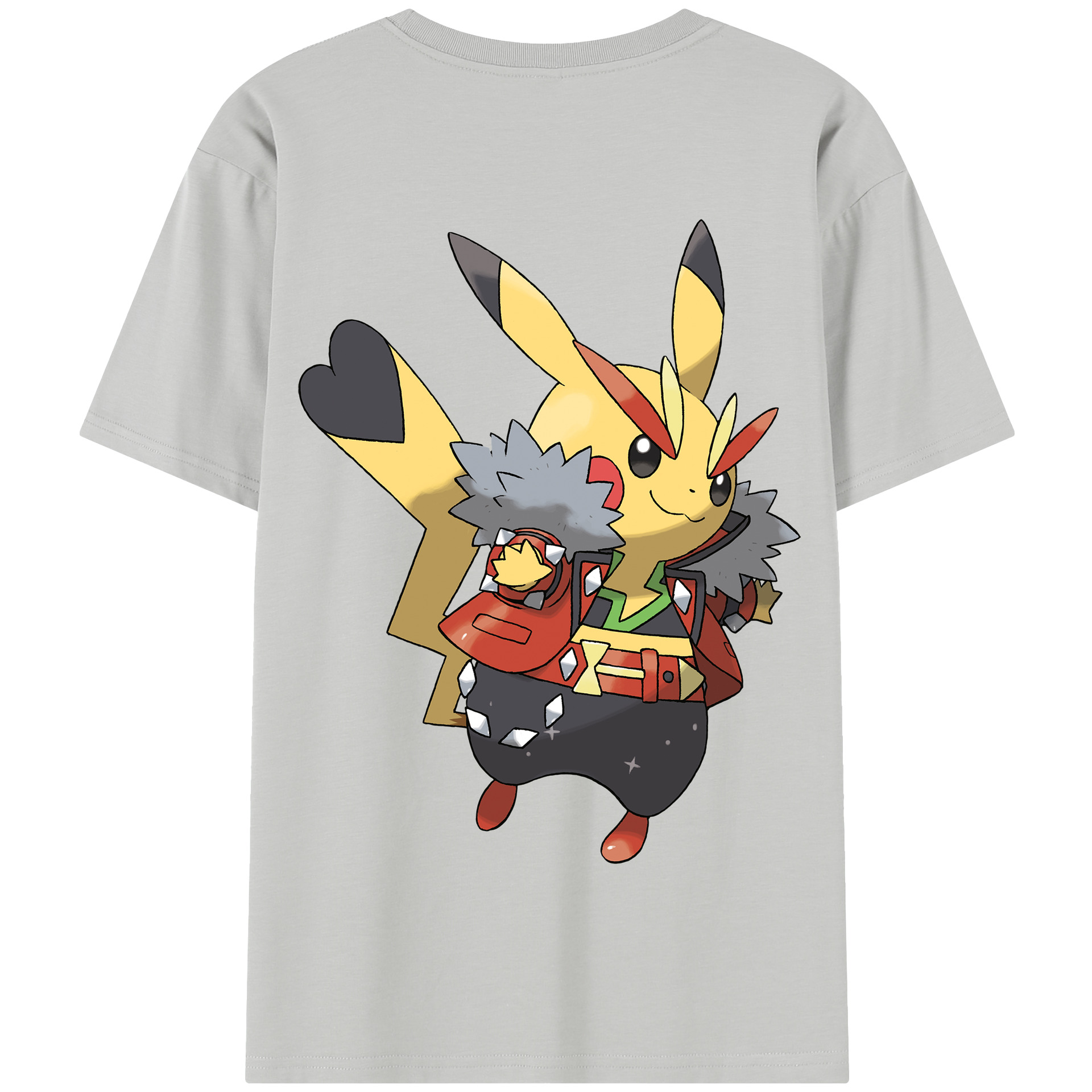 （画像用） ポケットモンスター Pokémon 綿100％半袖Tシャツ（背面プリント）