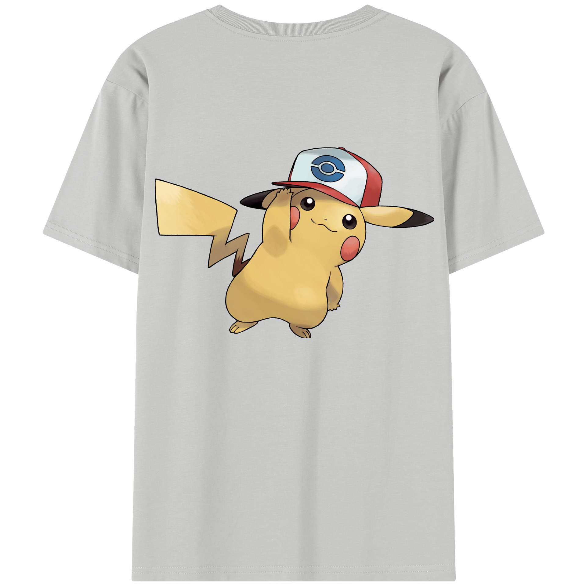 （画像用） ポケットモンスター Pokémon 綿100％半袖Tシャツ（背面プリント）