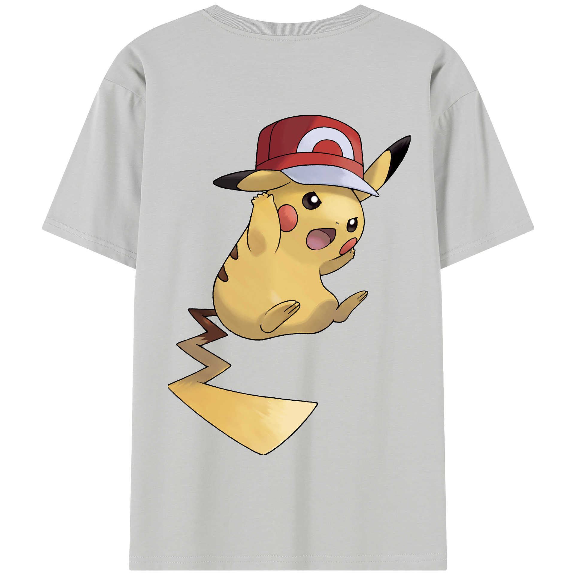 （画像用） ポケットモンスター Pokémon 綿100％半袖Tシャツ（背面プリント）