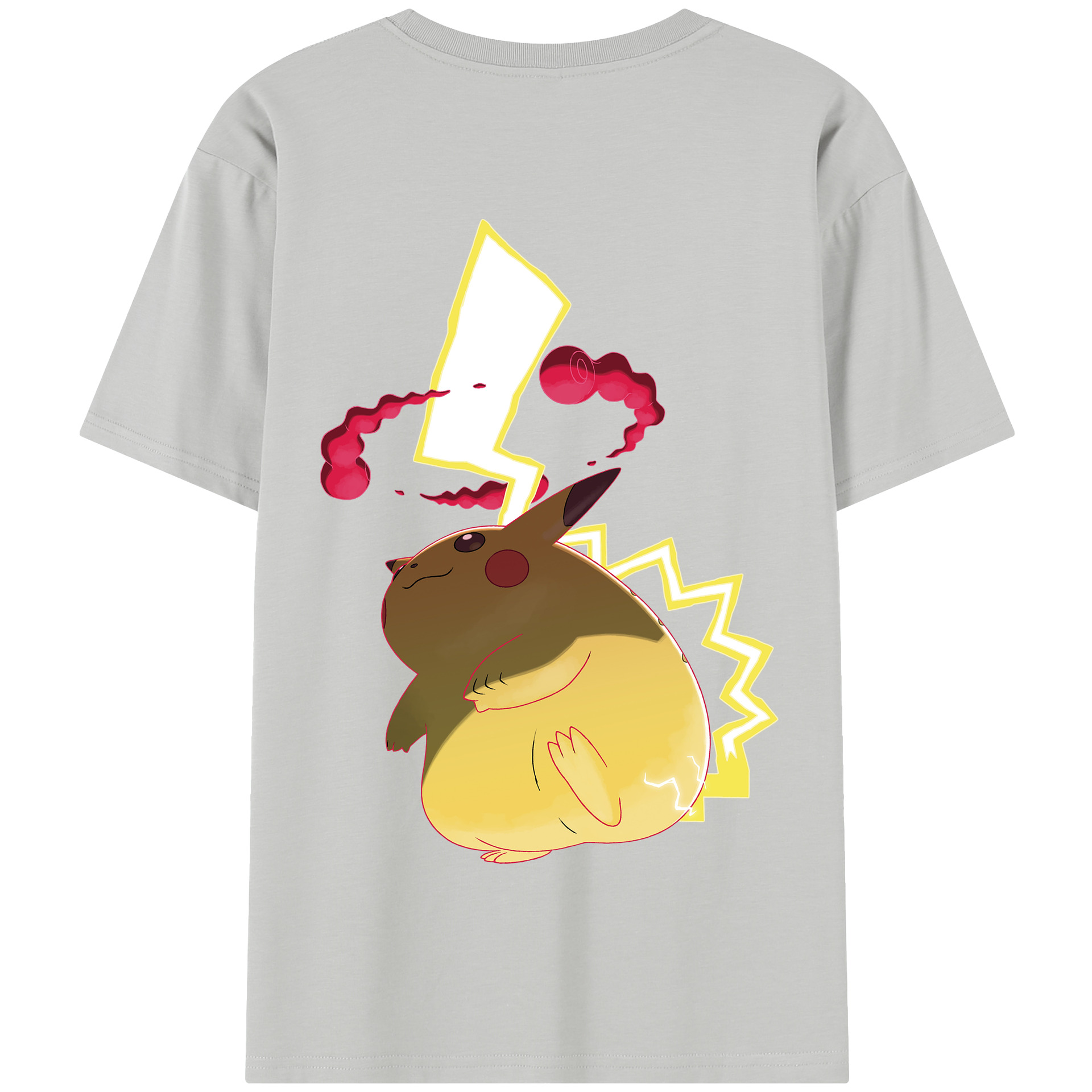 （画像用） ポケットモンスター Pokémon 綿100％半袖Tシャツ（背面プリント）
