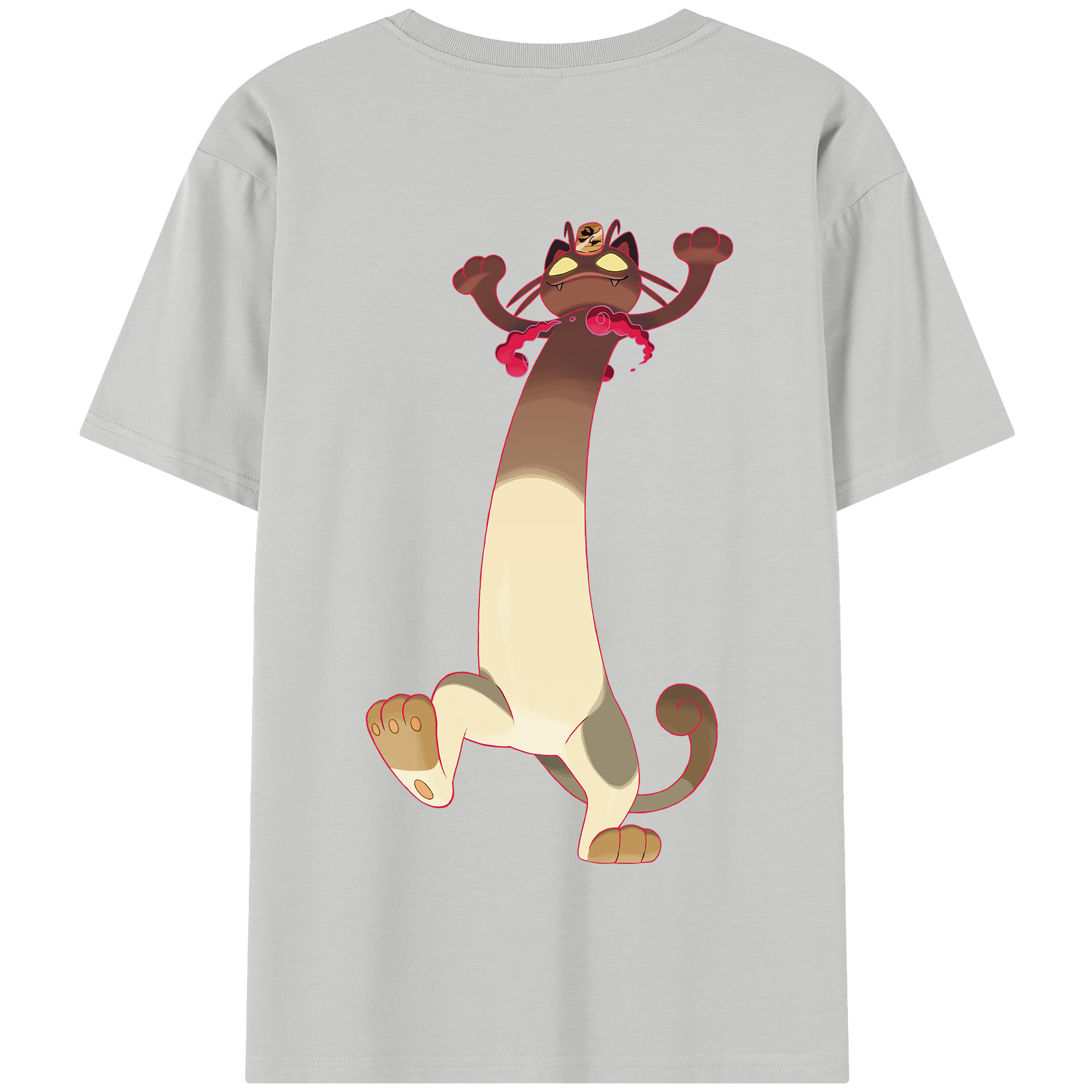 （画像用） ポケットモンスター Pokémon 綿100％半袖Tシャツ（背面プリント）