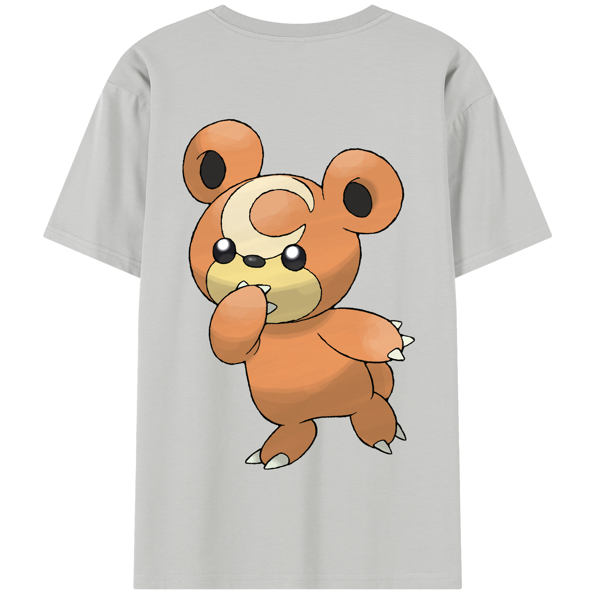 （画像用） ポケットモンスター Pokémon 綿100％半袖Tシャツ（背面プリント）