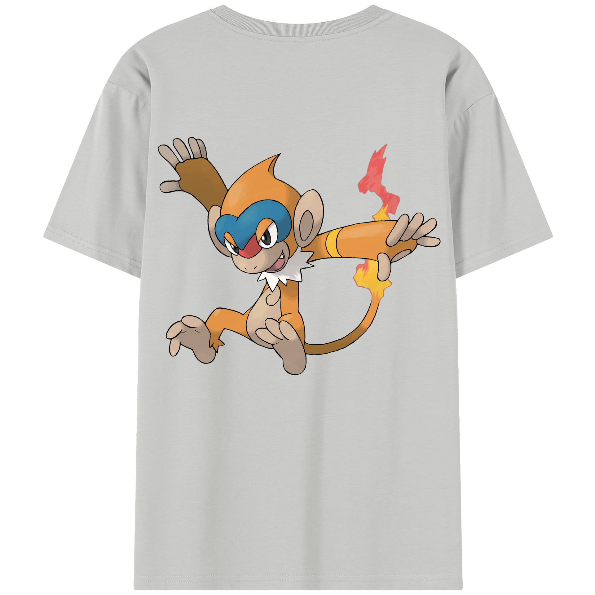 （画像用） ポケットモンスター Pokémon 綿100％半袖Tシャツ（背面プリント）