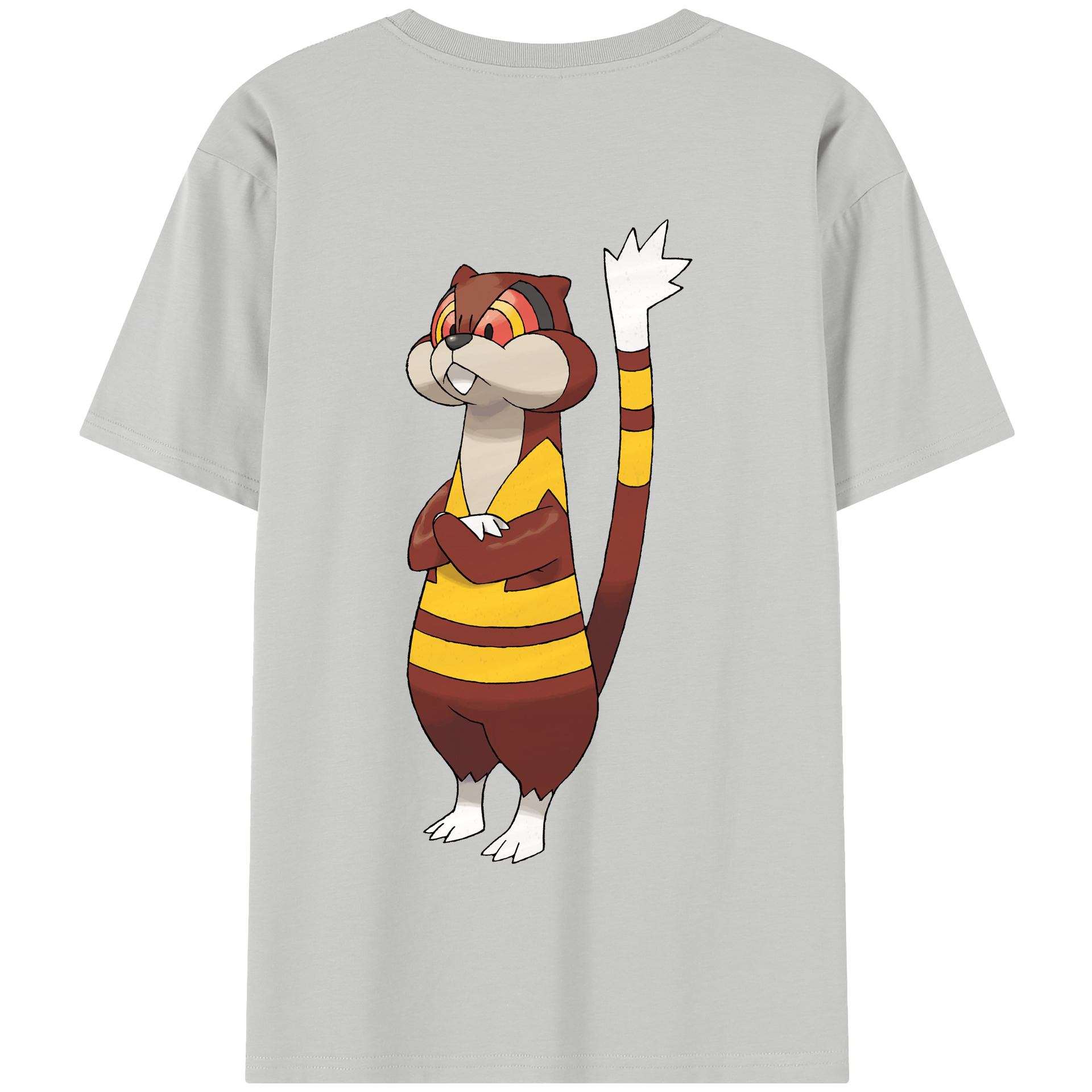 （画像用） ポケットモンスター Pokémon 綿100％半袖Tシャツ（背面プリント）