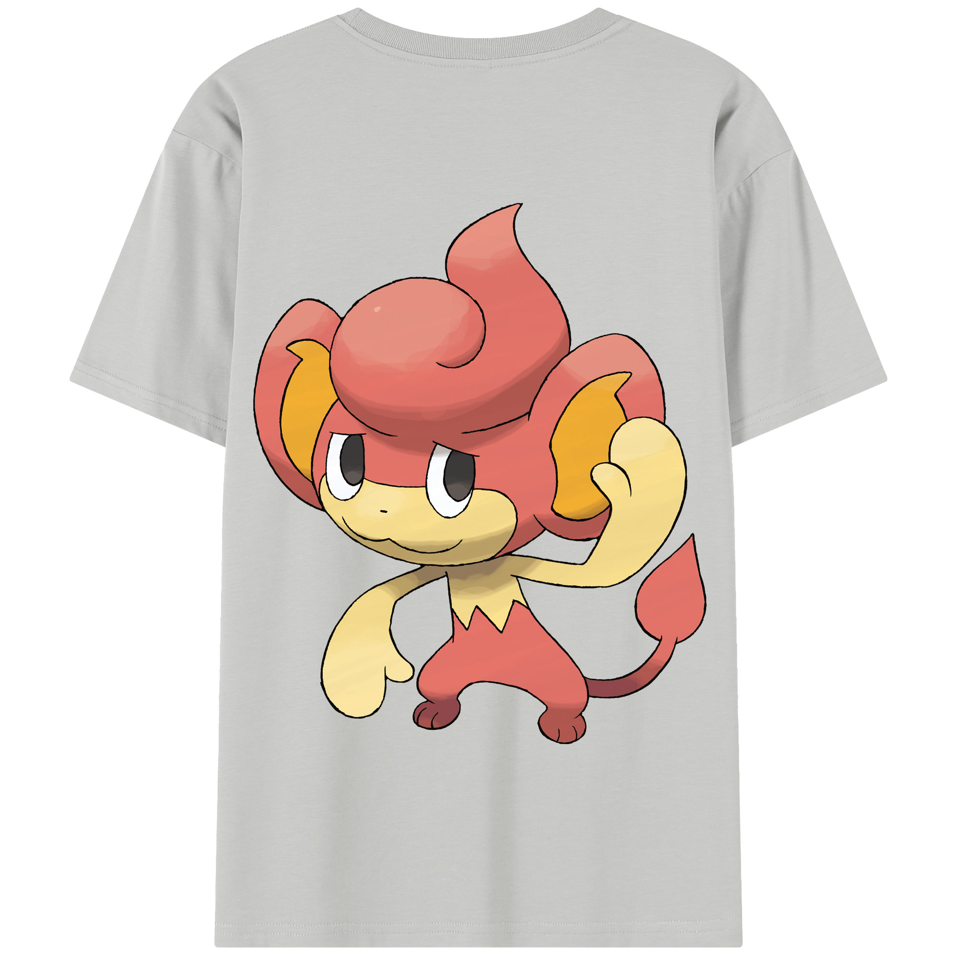 （画像用） ポケットモンスター Pokémon 綿100％半袖Tシャツ（背面プリント）