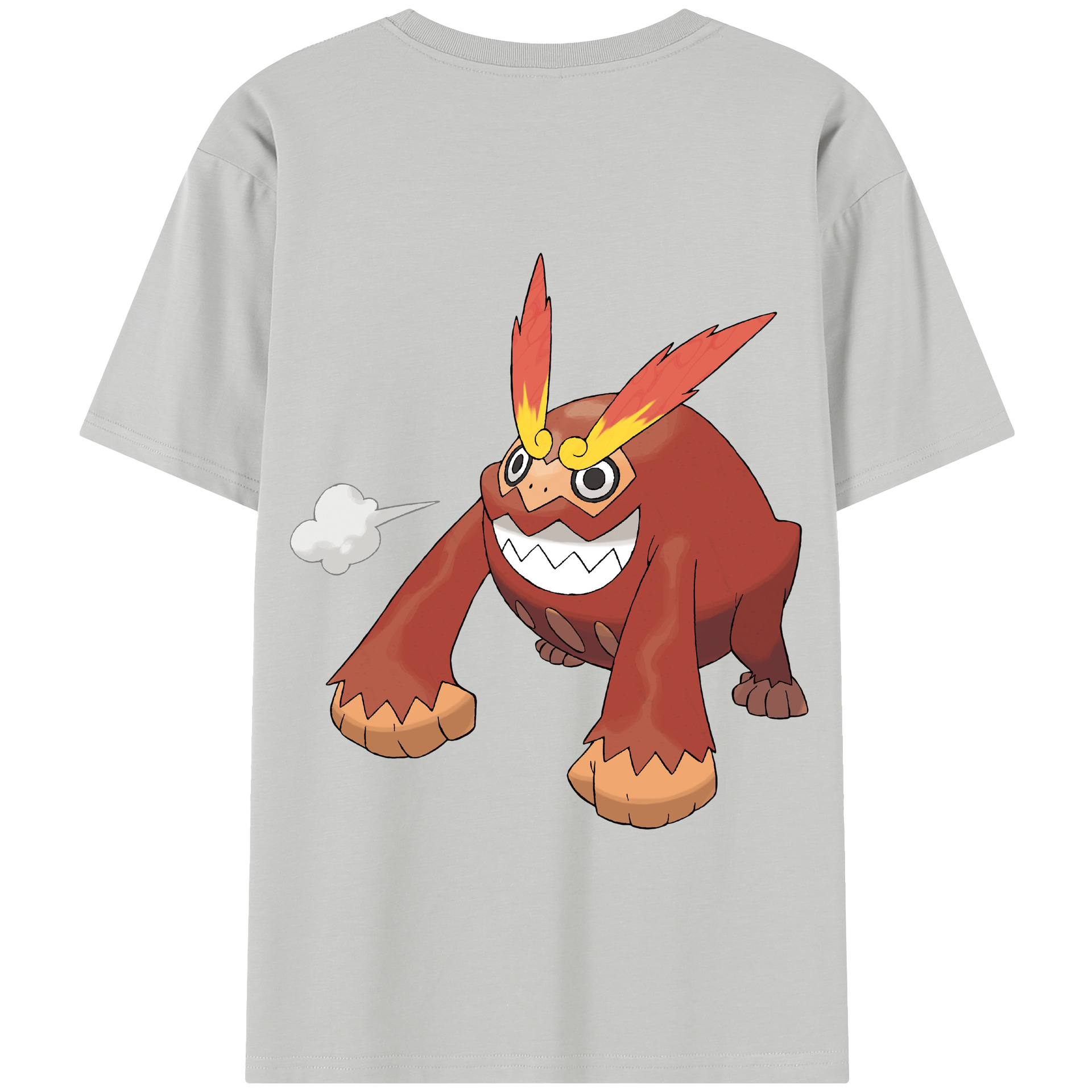（画像用） ポケットモンスター Pokémon 綿100％半袖Tシャツ（背面プリント）