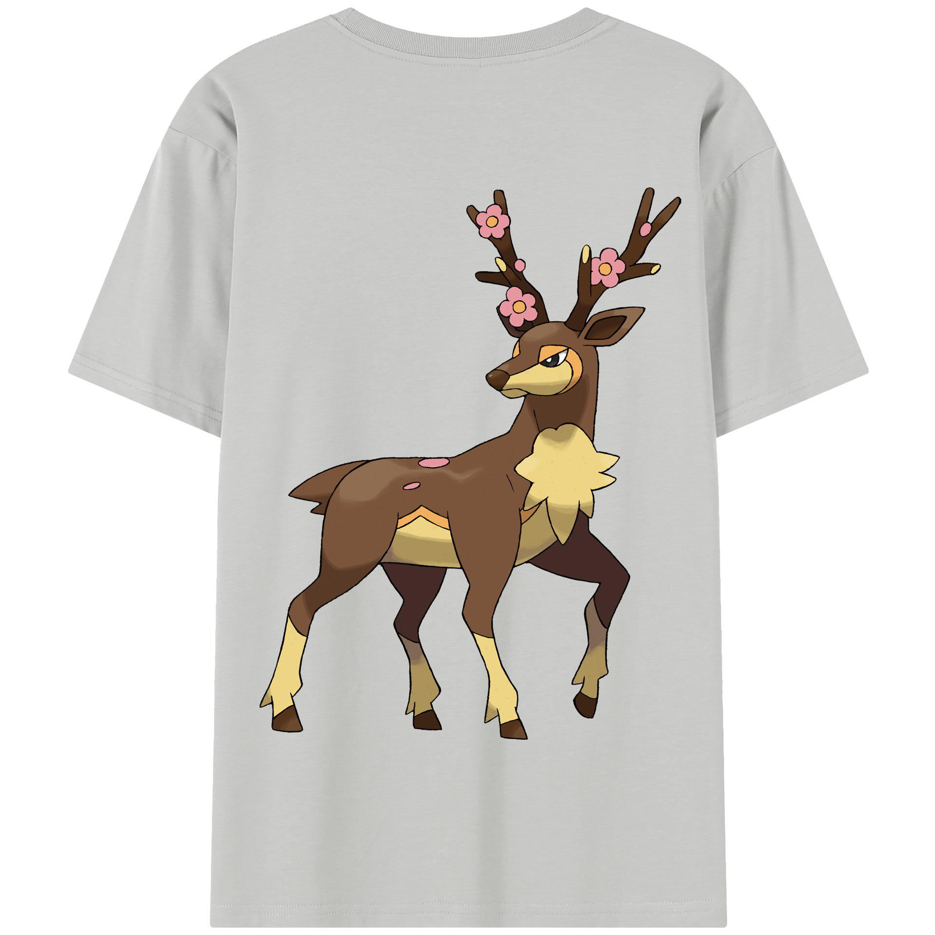（画像用） ポケットモンスター Pokémon 綿100％半袖Tシャツ（背面プリント）