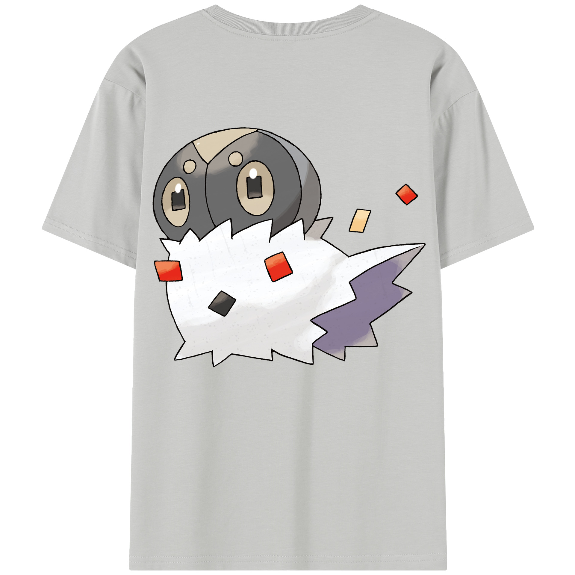 （画像用） ポケットモンスター Pokémon 綿100％半袖Tシャツ（背面プリント）