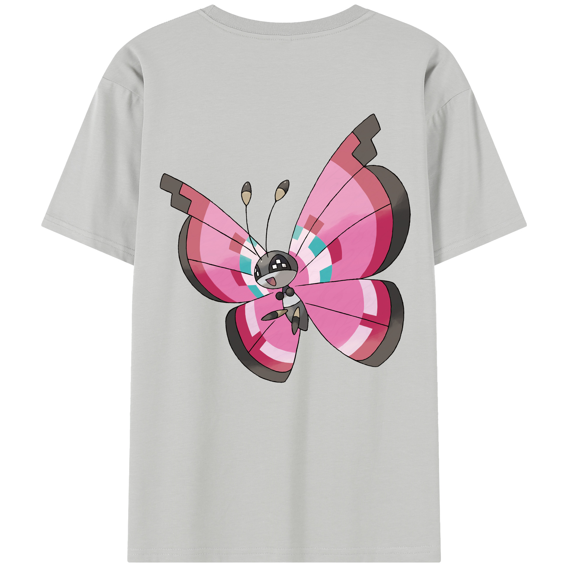 （画像用） ポケットモンスター Pokémon 綿100％半袖Tシャツ（背面プリント）