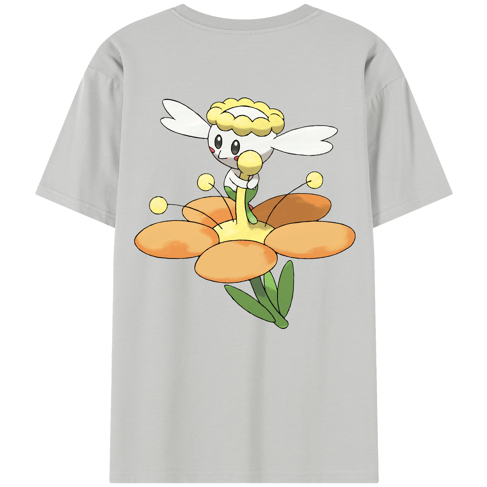 （画像用） ポケットモンスター Pokémon 綿100％半袖Tシャツ（背面プリント）