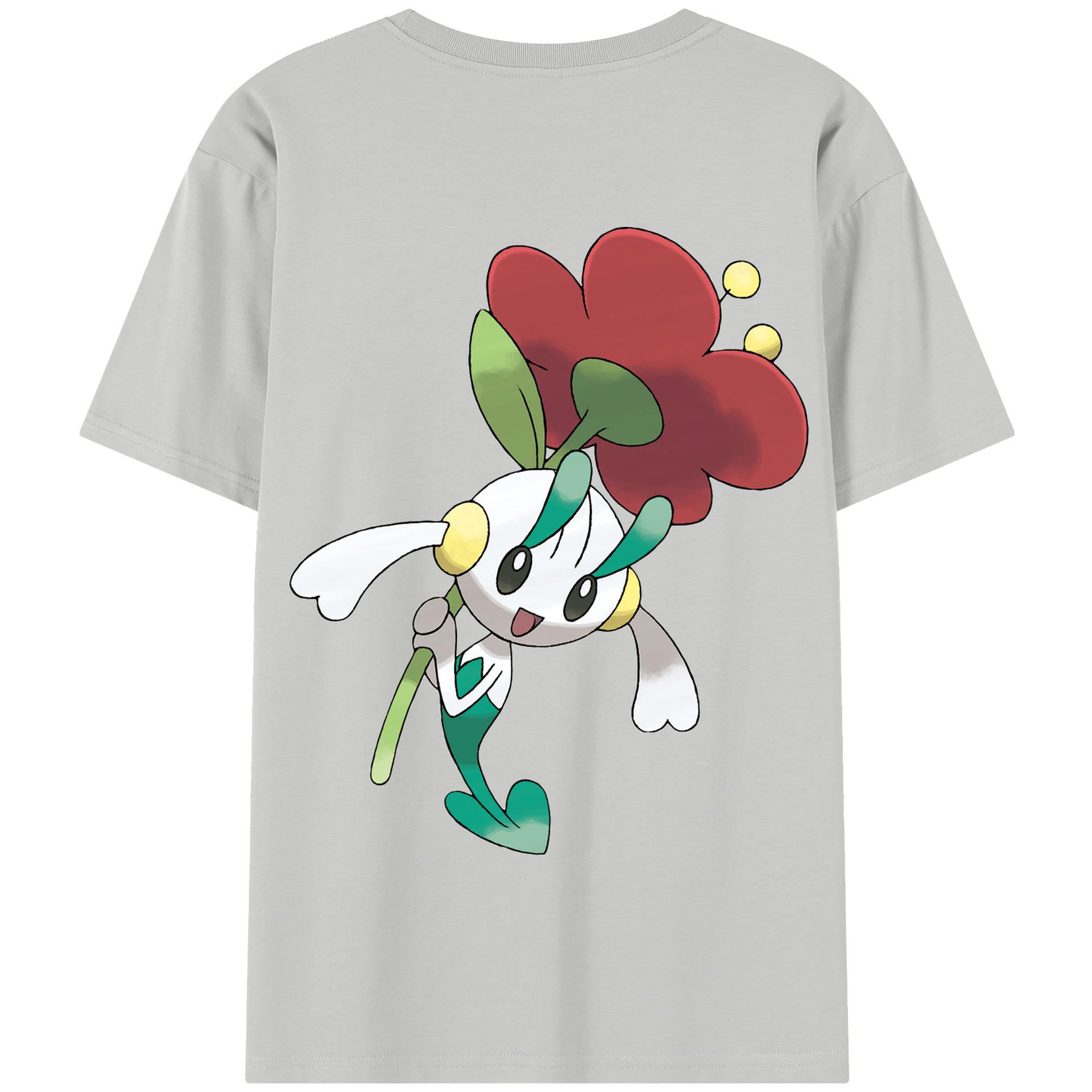 （画像用） ポケットモンスター Pokémon 綿100％半袖Tシャツ（背面プリント）