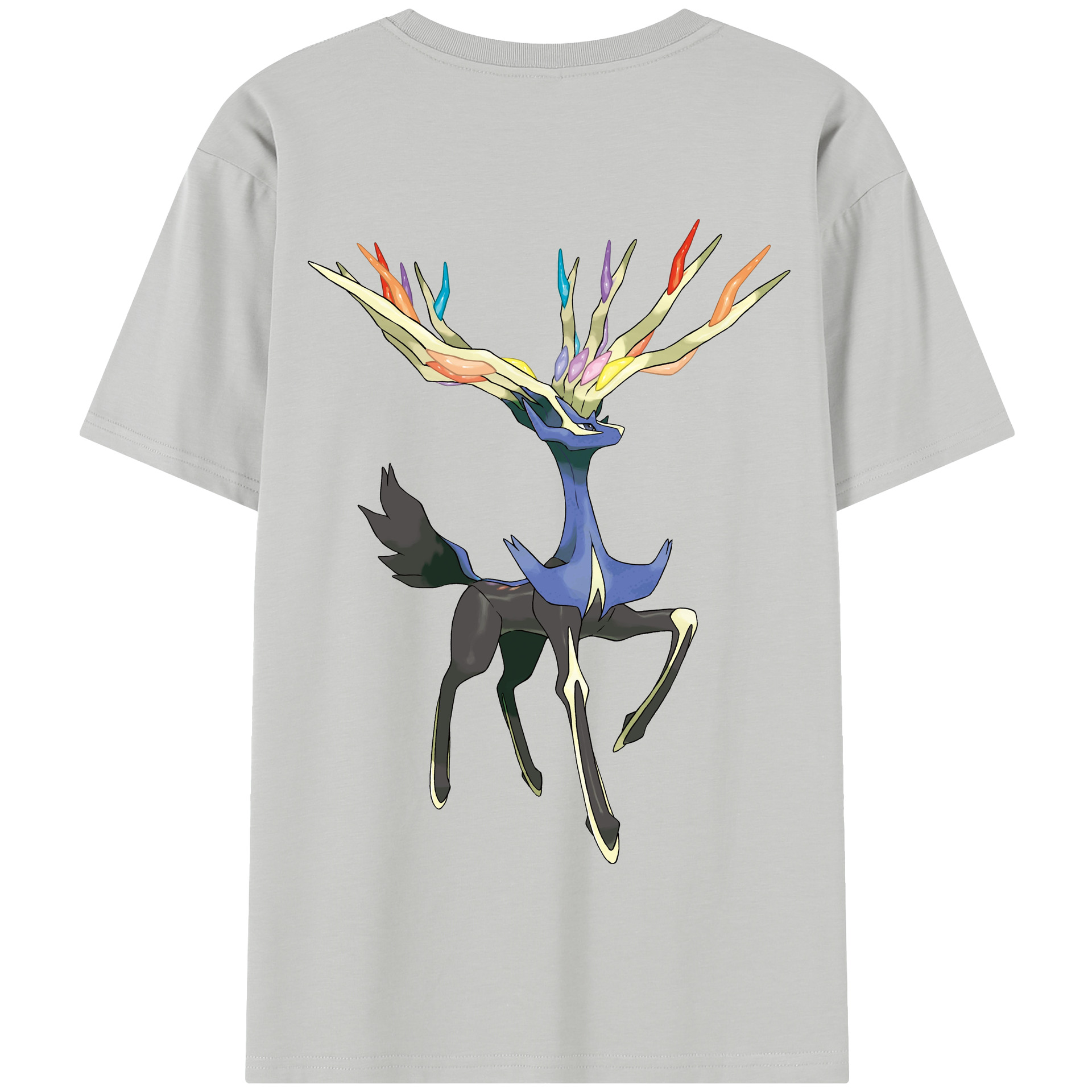 （画像用） ポケットモンスター Pokémon 綿100％半袖Tシャツ（背面プリント）