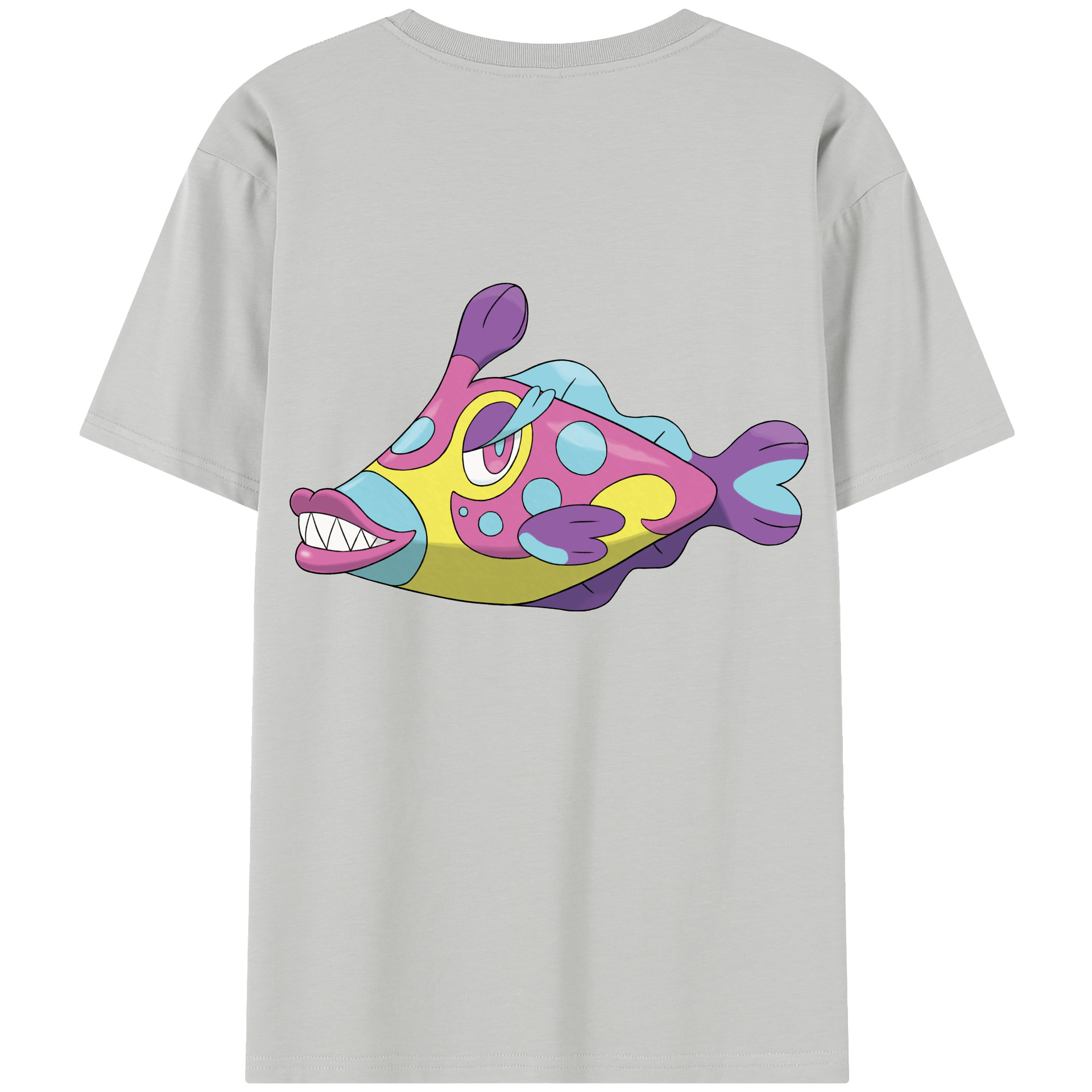 （画像用） ポケットモンスター Pokémon 綿100％半袖Tシャツ（背面プリント）