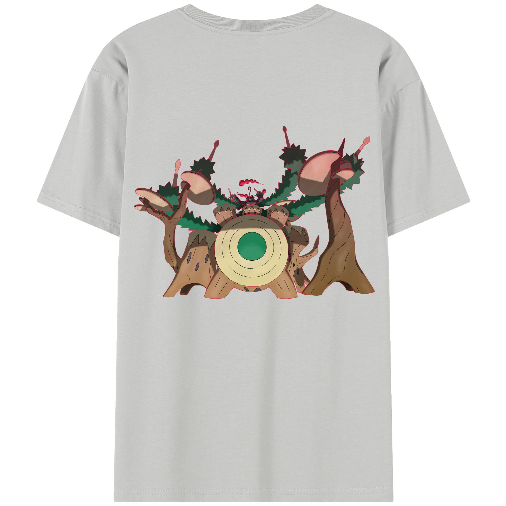（画像用） ポケットモンスター Pokémon 綿100％半袖Tシャツ（背面プリント）