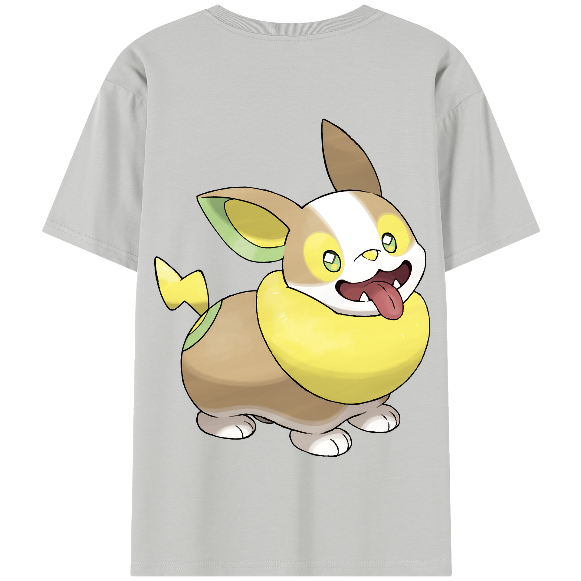 （画像用） ポケットモンスター Pokémon 綿100％半袖Tシャツ（背面プリント）