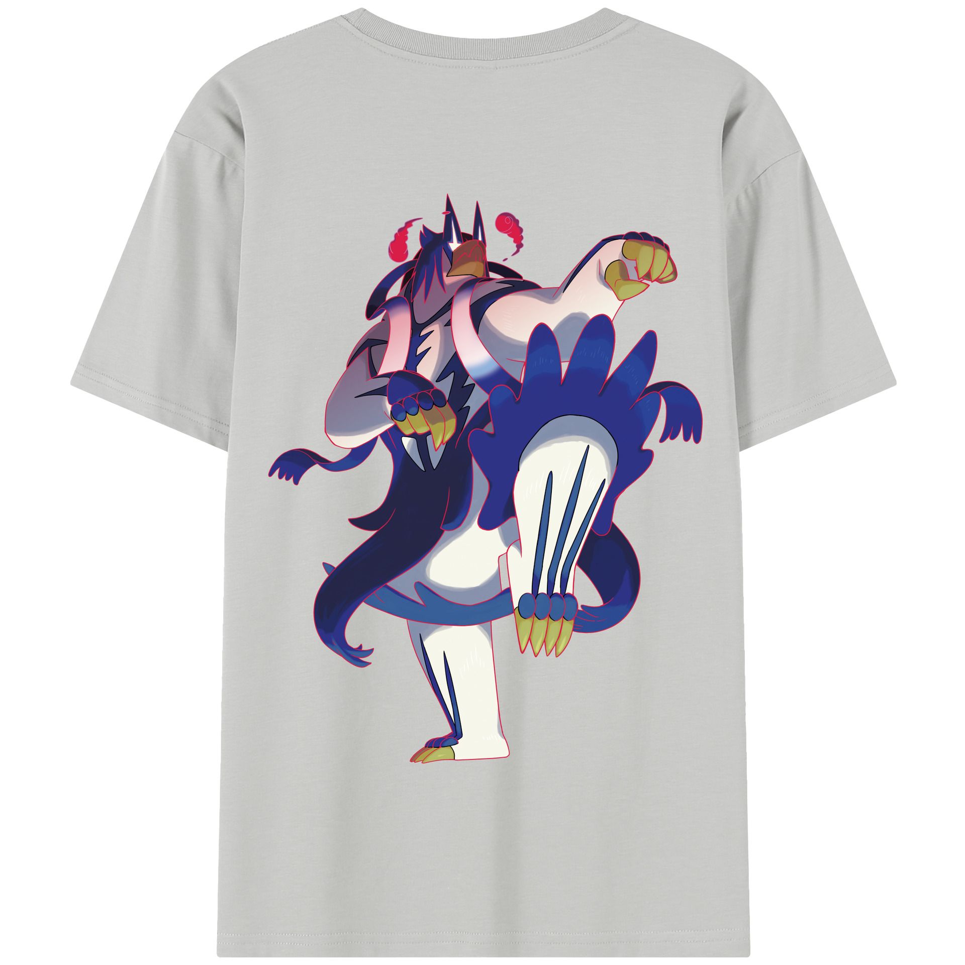 （画像用） ポケットモンスター Pokémon 綿100％半袖Tシャツ（背面プリント）
