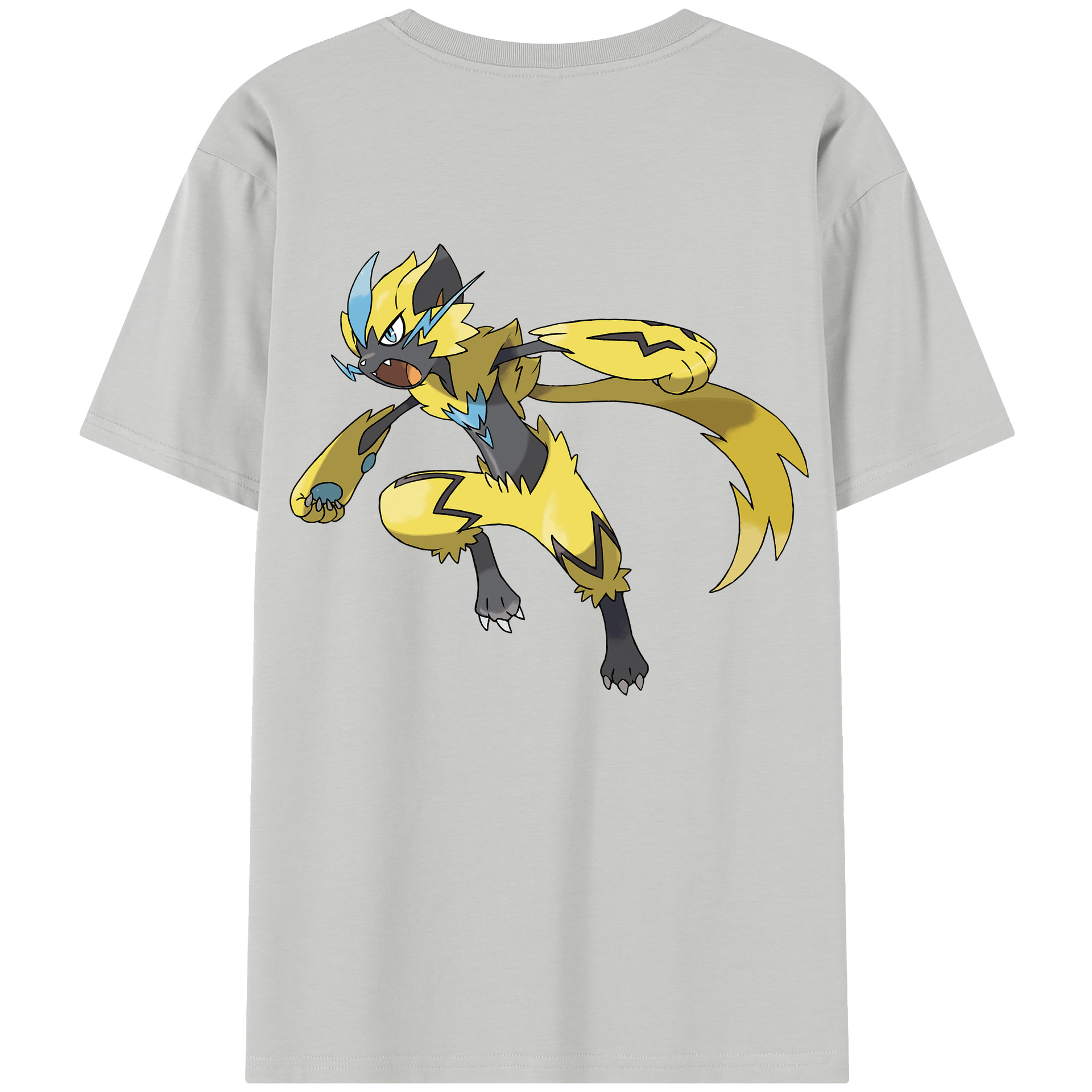 （画像用） ポケットモンスター Pokémon 綿100％半袖Tシャツ（背面プリント）