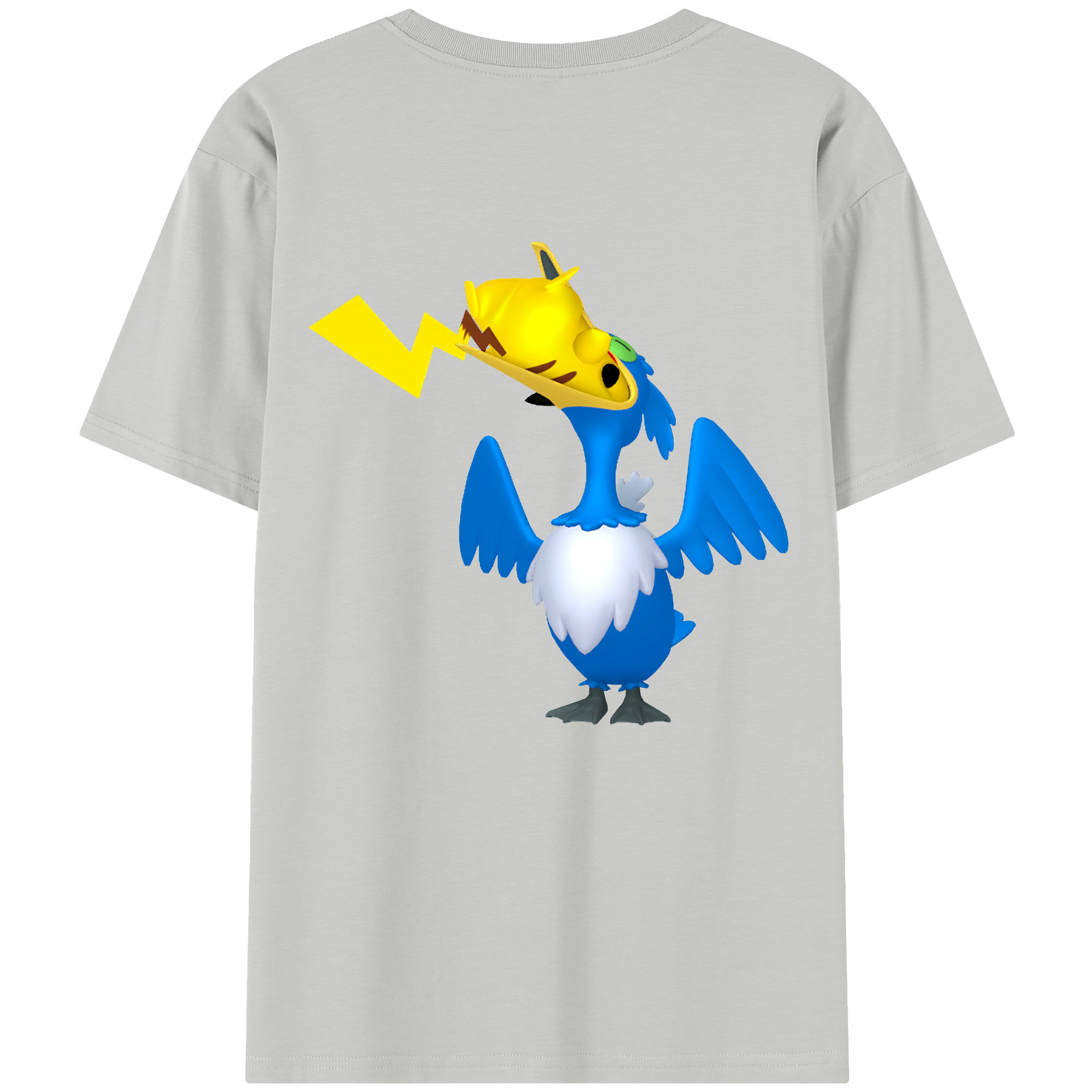 （画像用） ポケットモンスター Pokémon 綿100％半袖Tシャツ（背面プリント）