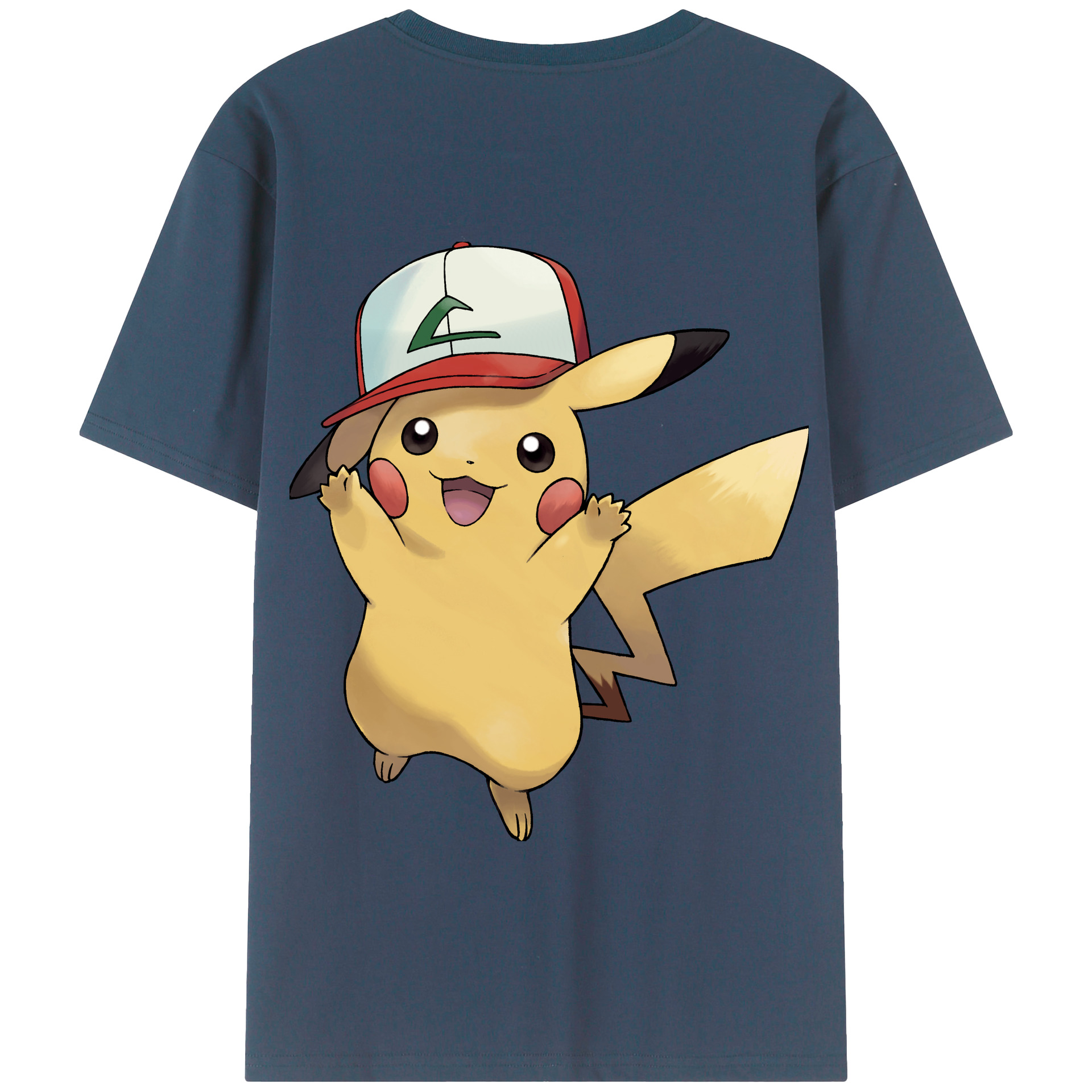 （画像用） ポケットモンスター Pokémon 綿100％半袖Tシャツ（背面プリント）