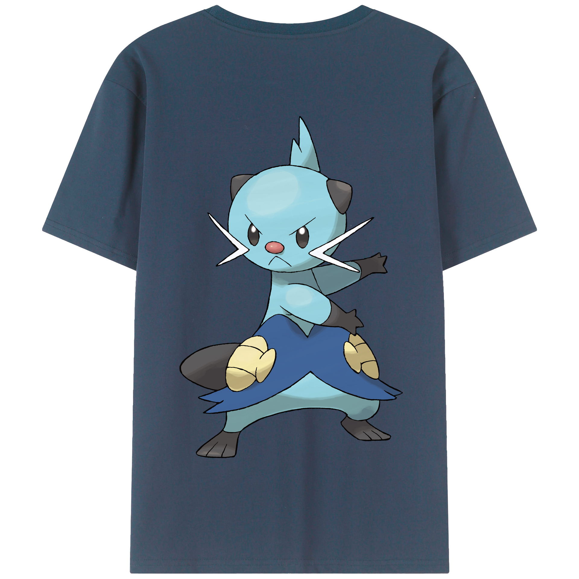 （画像用） ポケットモンスター Pokémon 綿100％半袖Tシャツ（背面プリント）