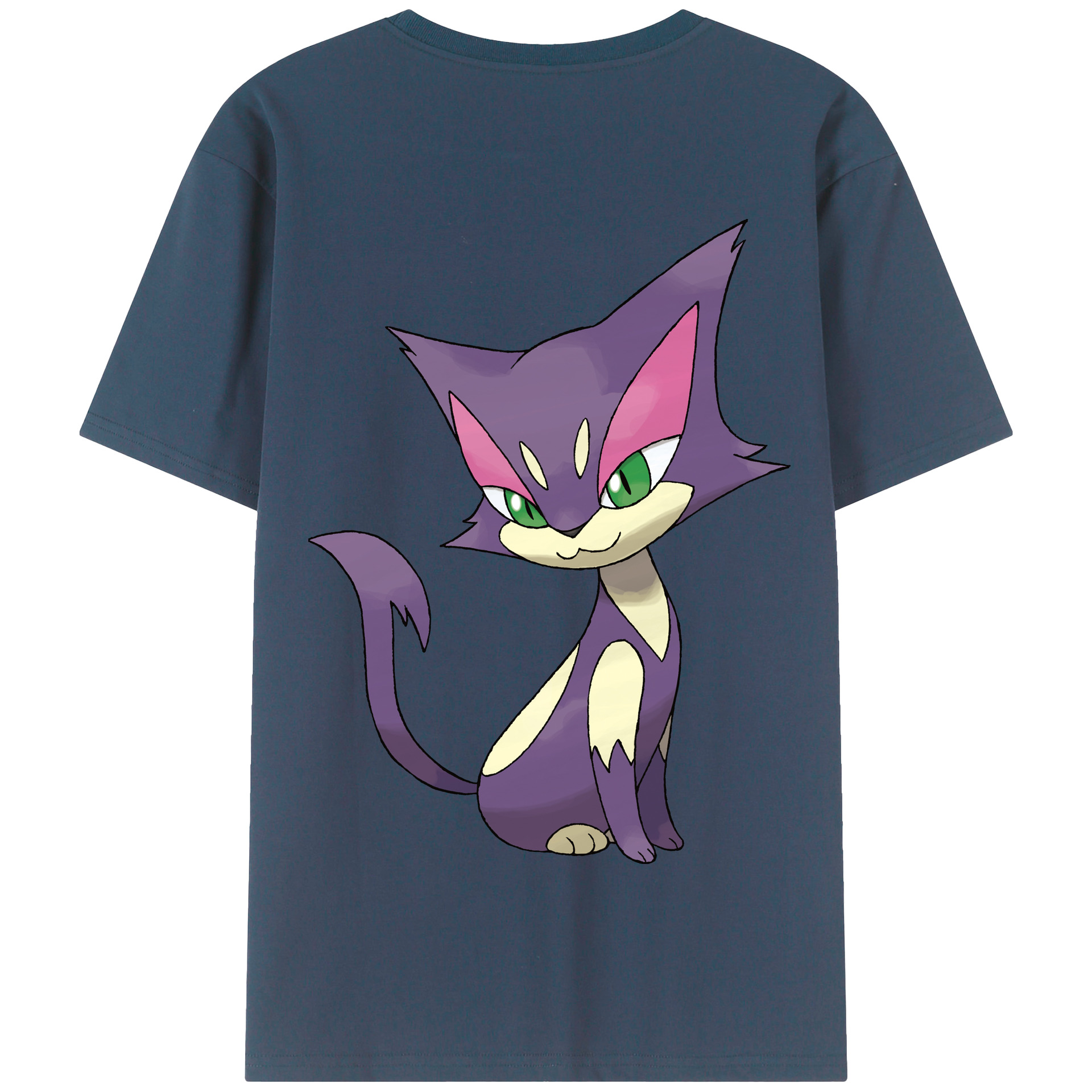 （画像用） ポケットモンスター Pokémon 綿100％半袖Tシャツ（背面プリント）