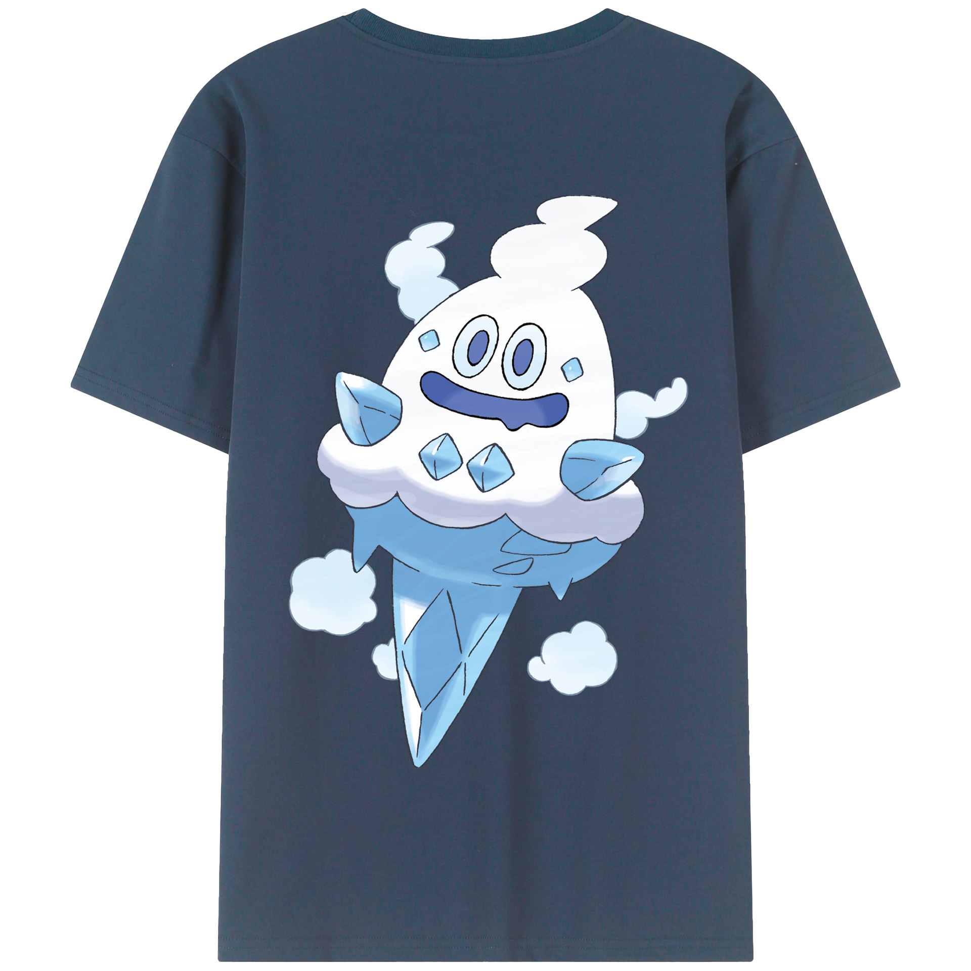 （画像用） ポケットモンスター Pokémon 綿100％半袖Tシャツ（背面プリント）