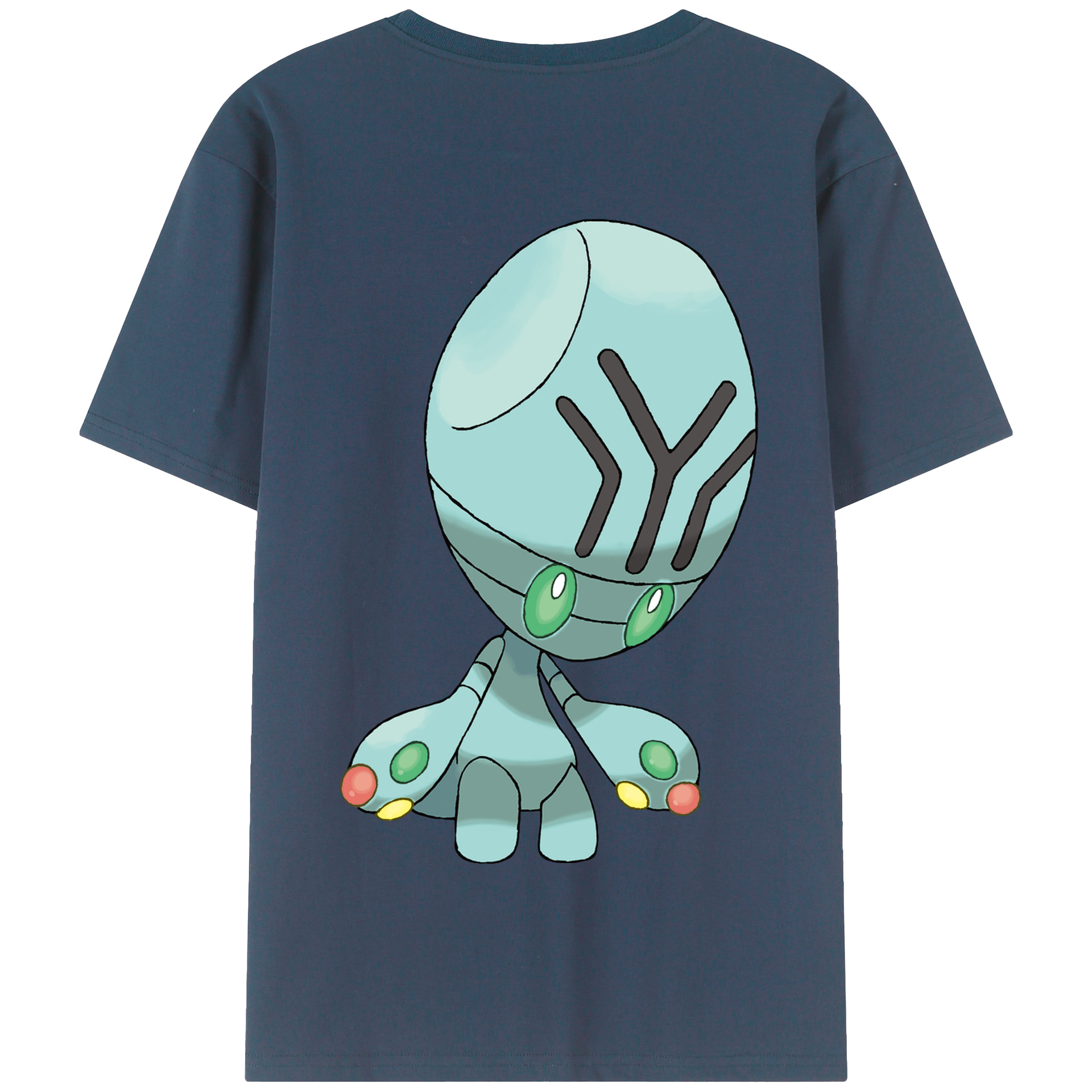 （画像用） ポケットモンスター Pokémon 綿100％半袖Tシャツ（背面プリント）