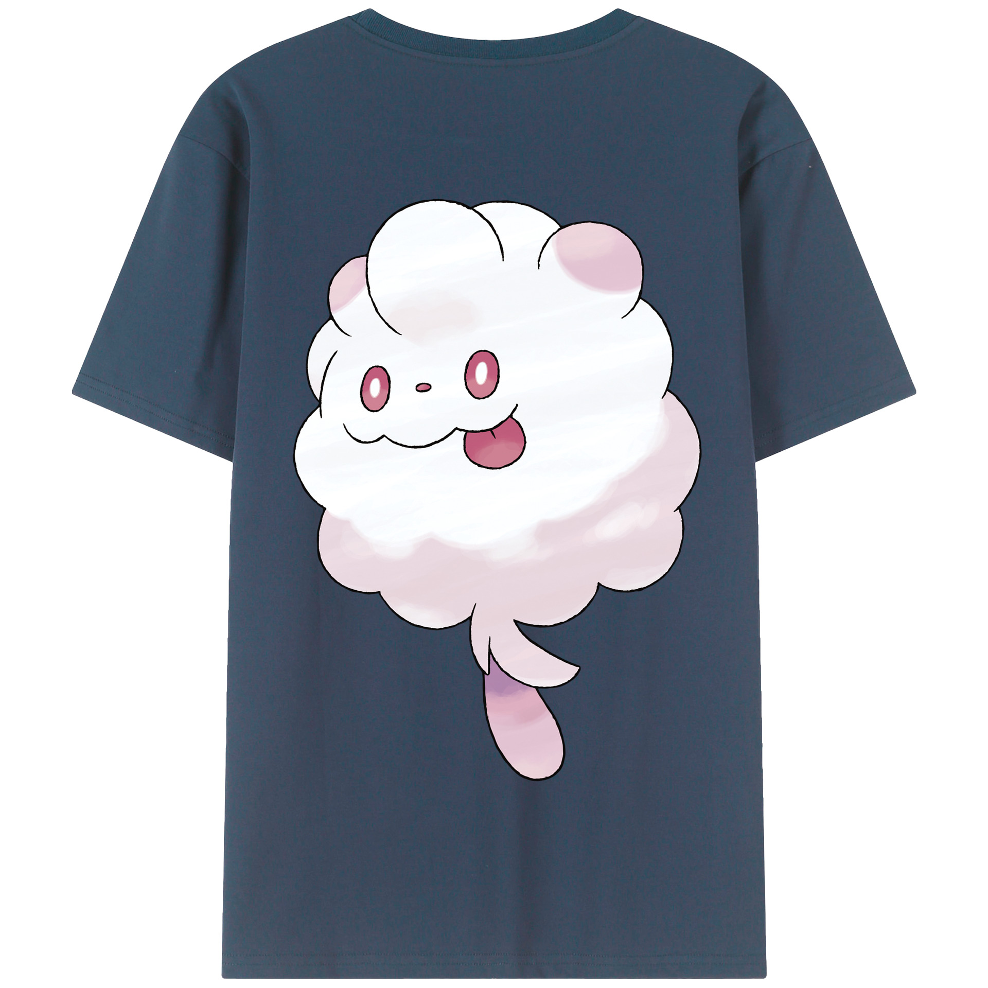 （画像用） ポケットモンスター Pokémon 綿100％半袖Tシャツ（背面プリント）