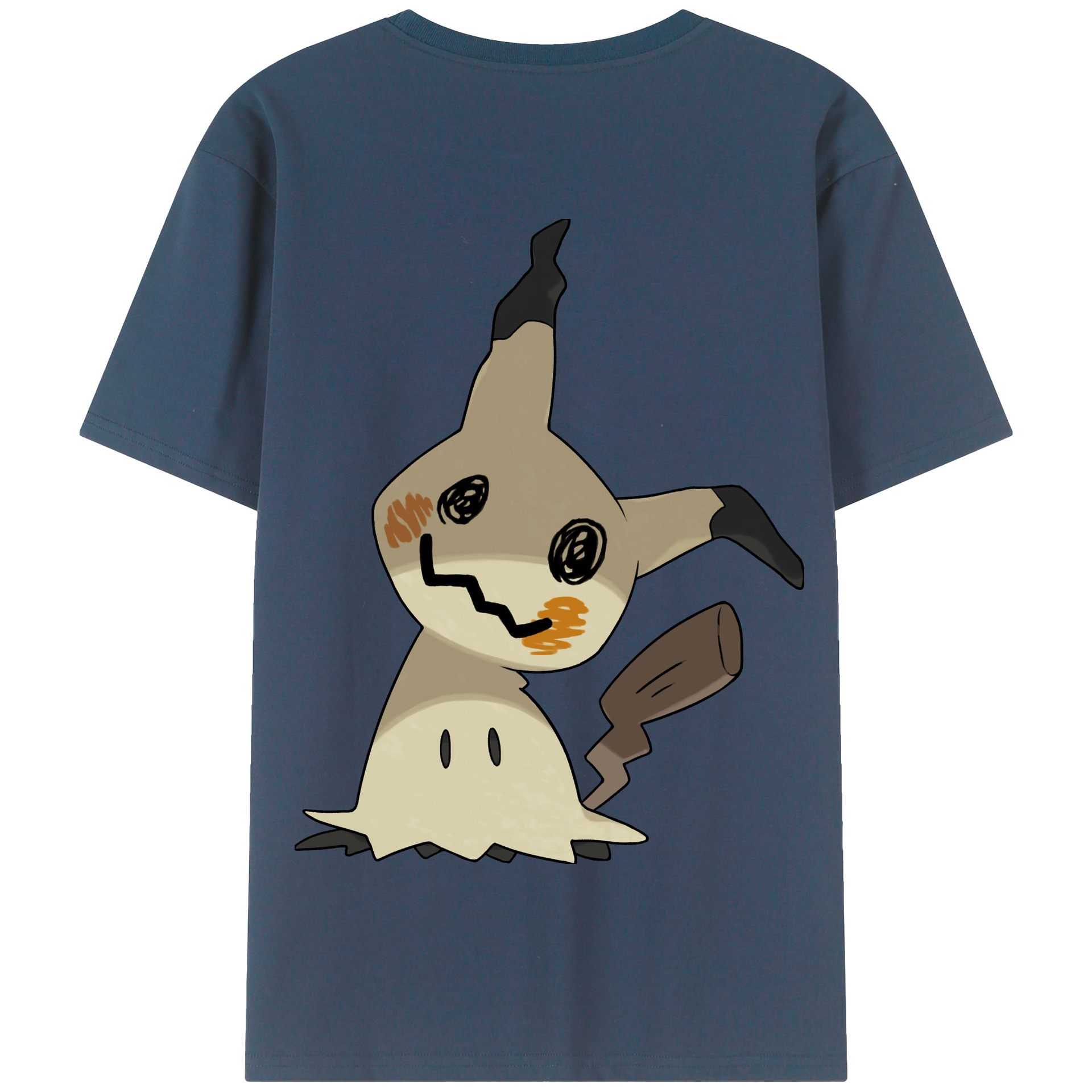 （画像用） ポケットモンスター Pokémon 綿100％半袖Tシャツ（背面プリント）