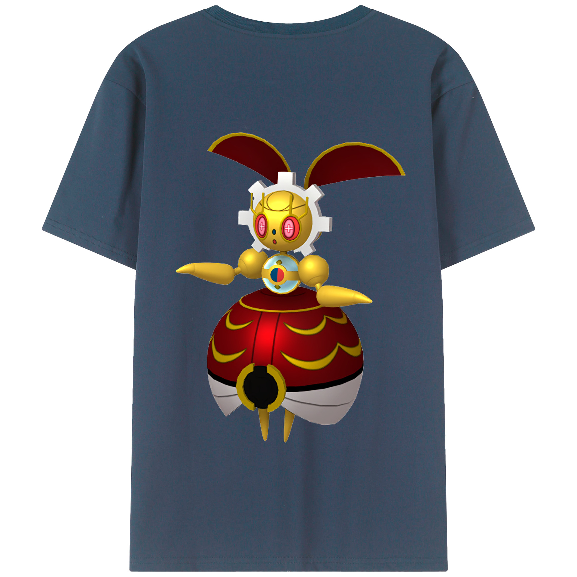 （画像用） ポケットモンスター Pokémon 綿100％半袖Tシャツ（背面プリント）