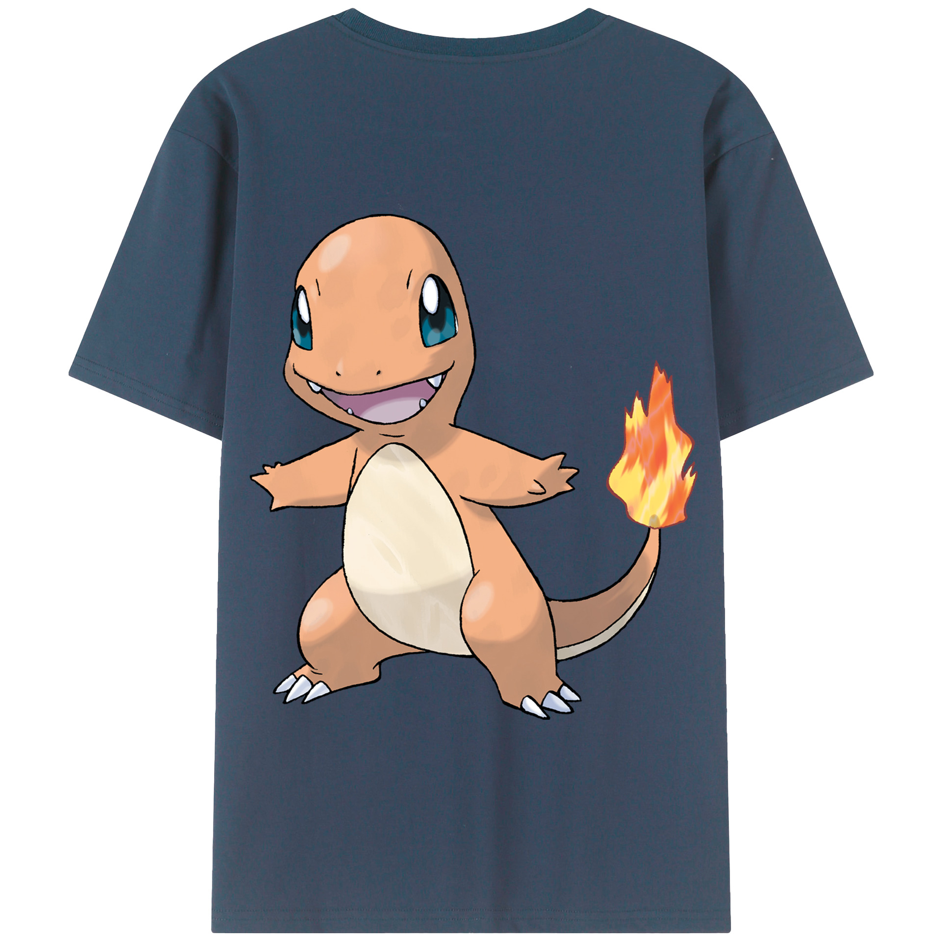 （画像用） ポケットモンスター Pokémon 綿100％半袖Tシャツ（背面プリント）