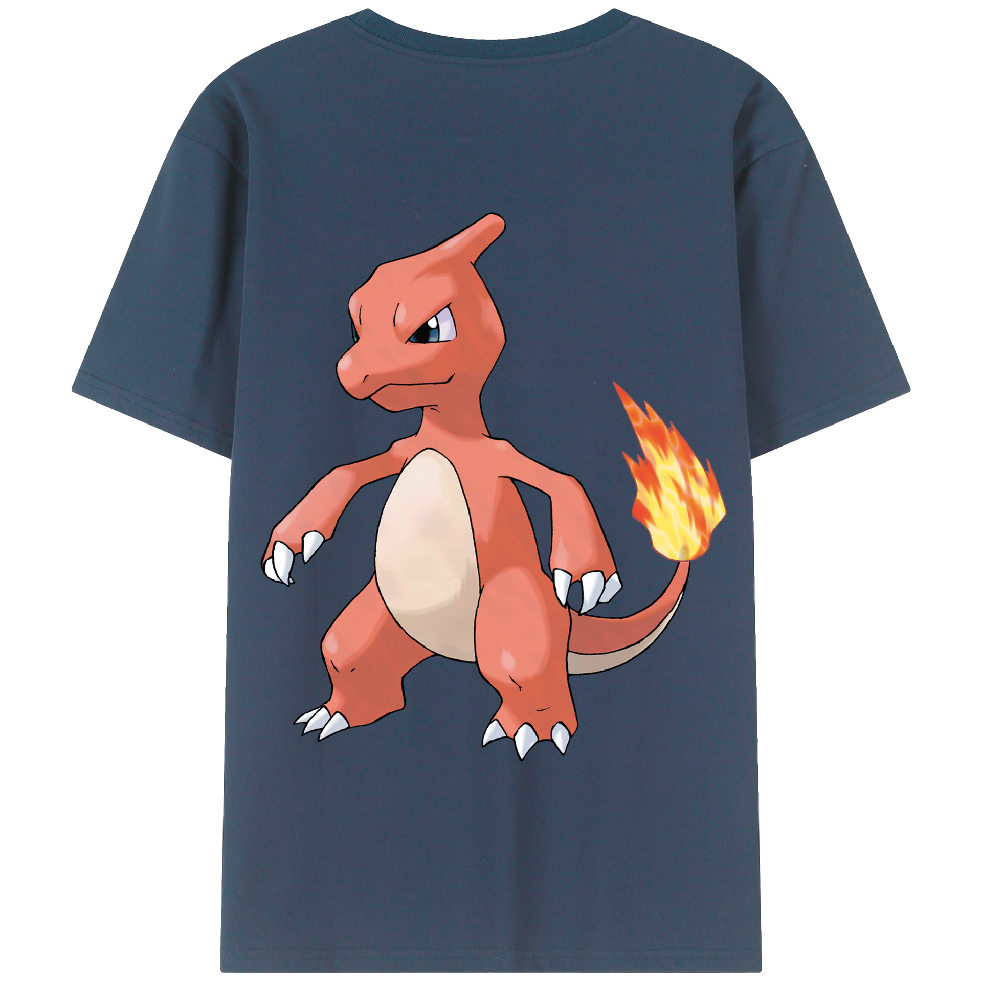 （画像用） ポケットモンスター Pokémon 綿100％半袖Tシャツ（背面プリント）