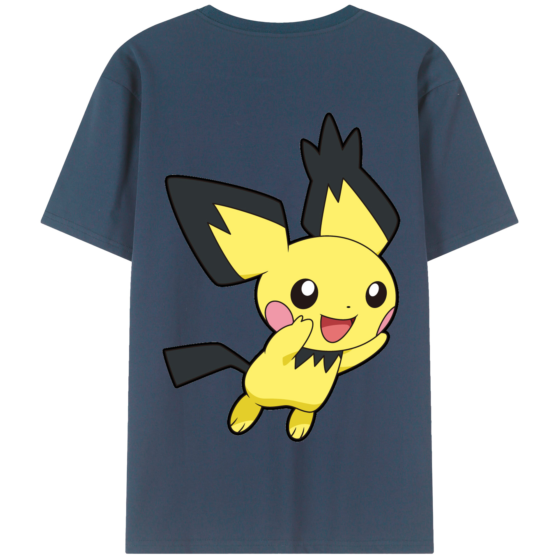 （画像用） ポケットモンスター Pokémon 綿100％半袖Tシャツ（背面プリント）