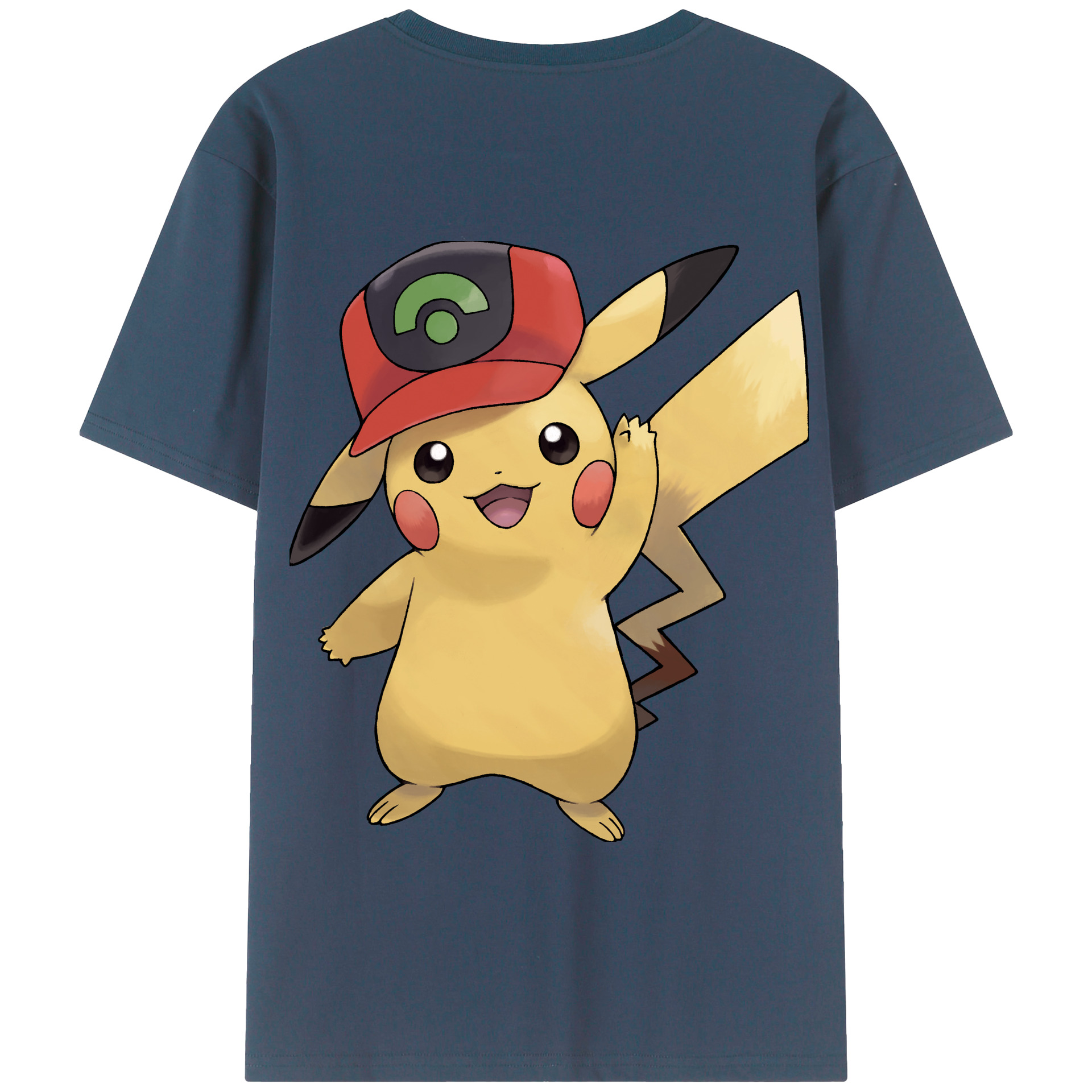 （画像用） ポケットモンスター Pokémon 綿100％半袖Tシャツ（背面プリント）