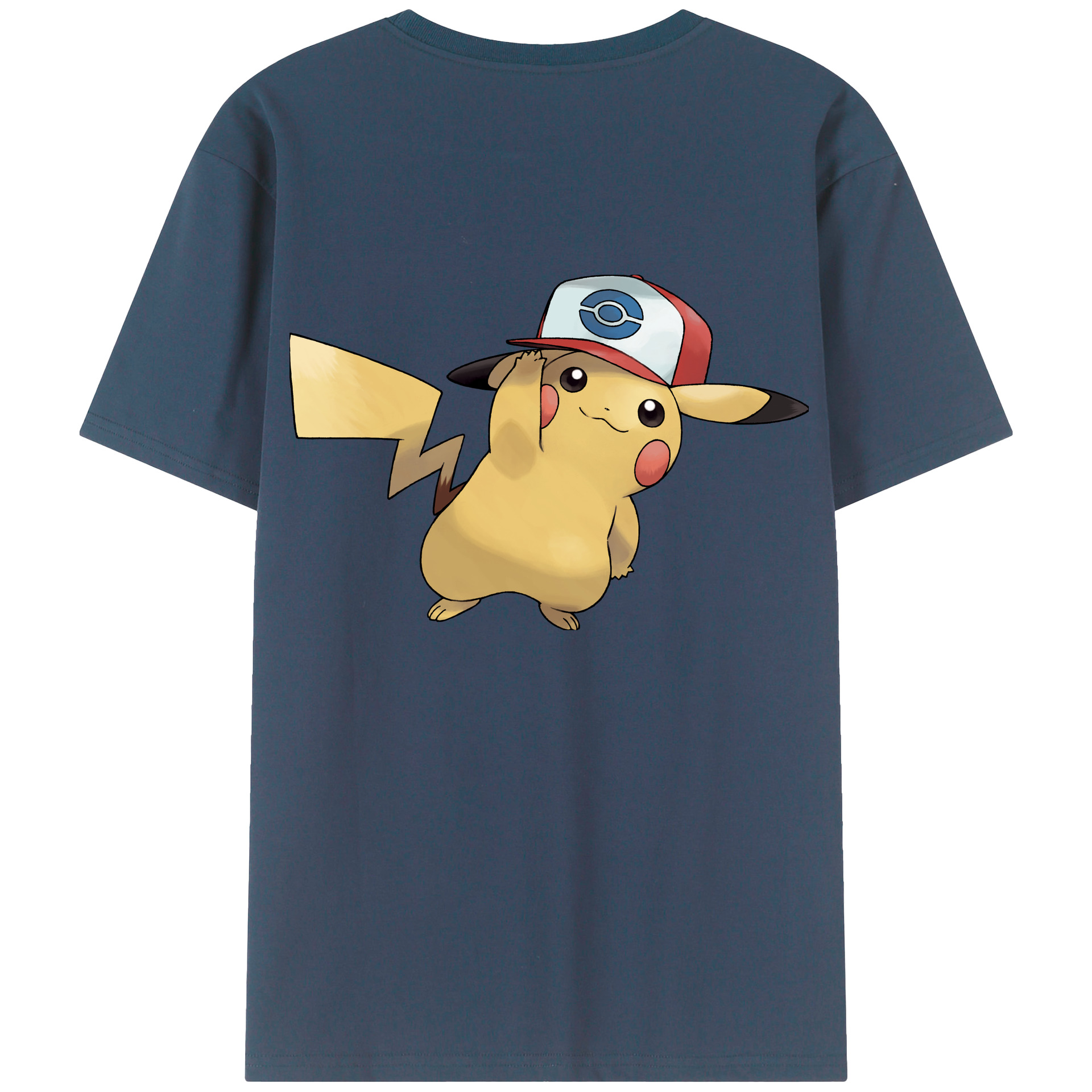 （画像用） ポケットモンスター Pokémon 綿100％半袖Tシャツ（背面プリント）